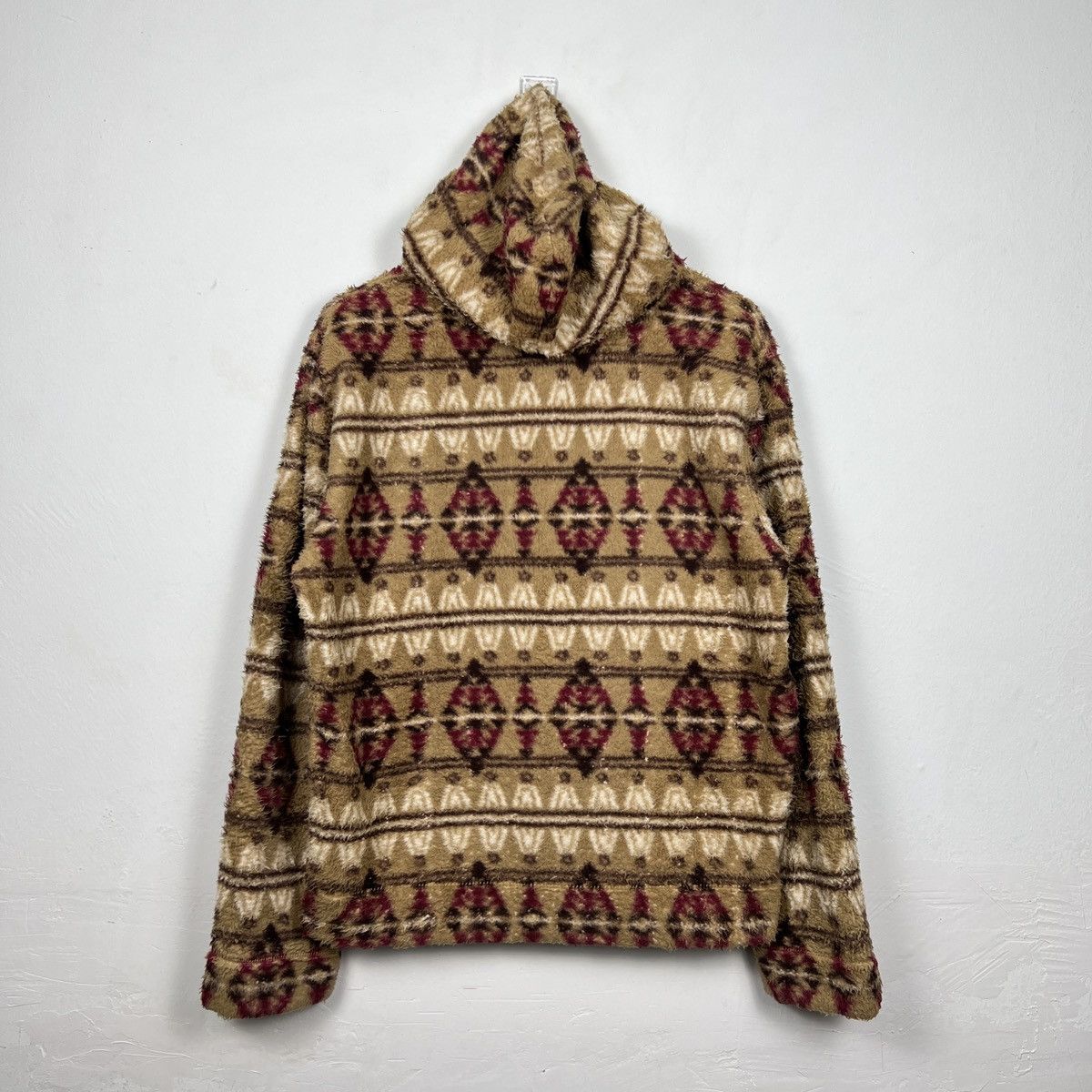 Japanese Brand Vintage Famock Fleece Aztec Navajo Native Hoodie J0010 Size US M / EU 48-50 / 2 - 8 Thumbnail