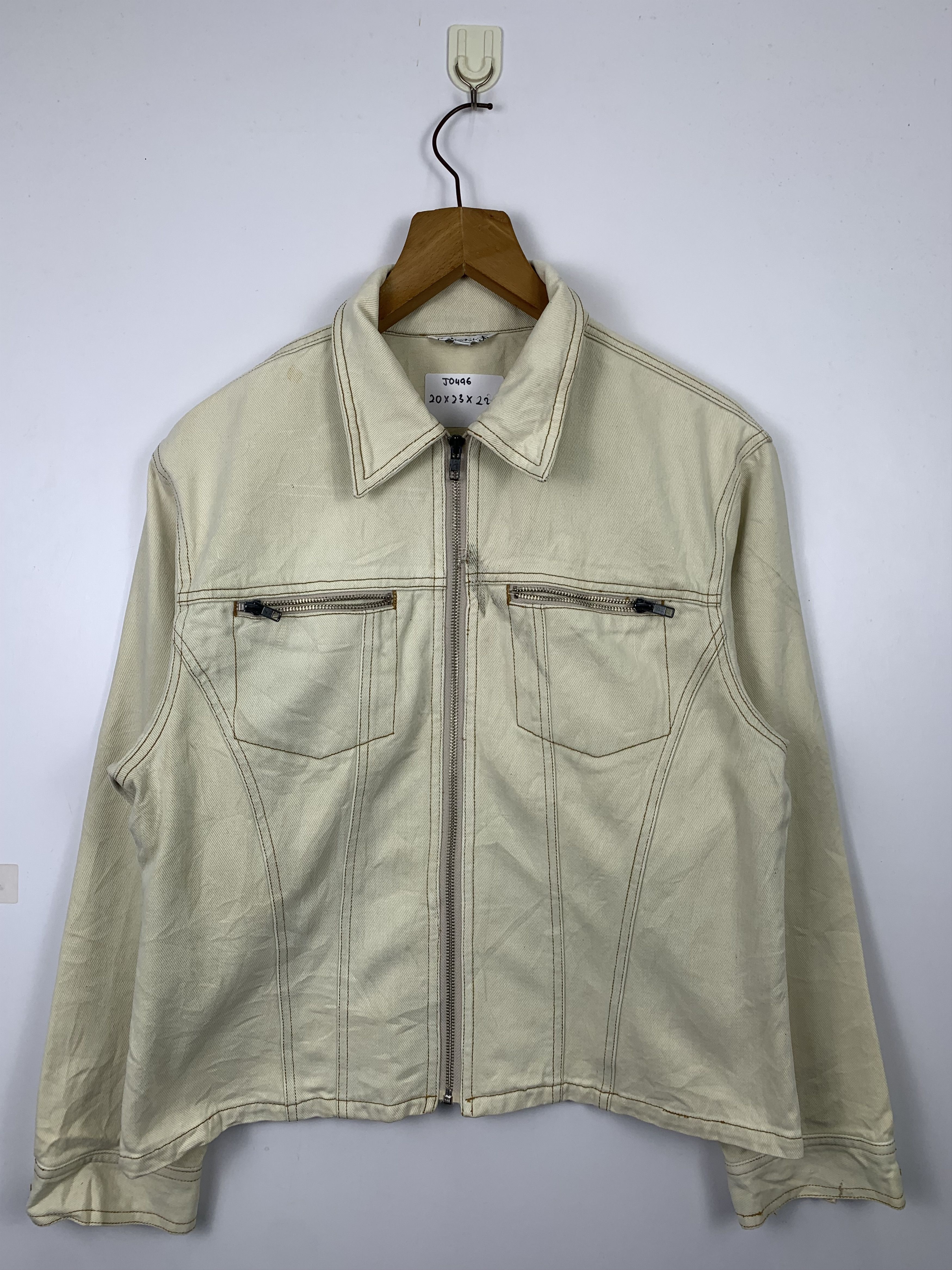 Japanese Brand Vintage Japanese Brand Denim Jacket J0496 Size US S / EU 44-46 / 1 - 1 Thumbnail