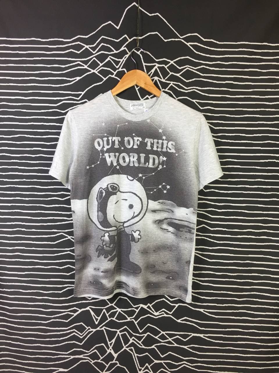 Cartoon Network Vtg Peanuts The World Famous Astronaut All Over Print Tee Size US M / EU 48-50 / 2 - 2 Thumbnail