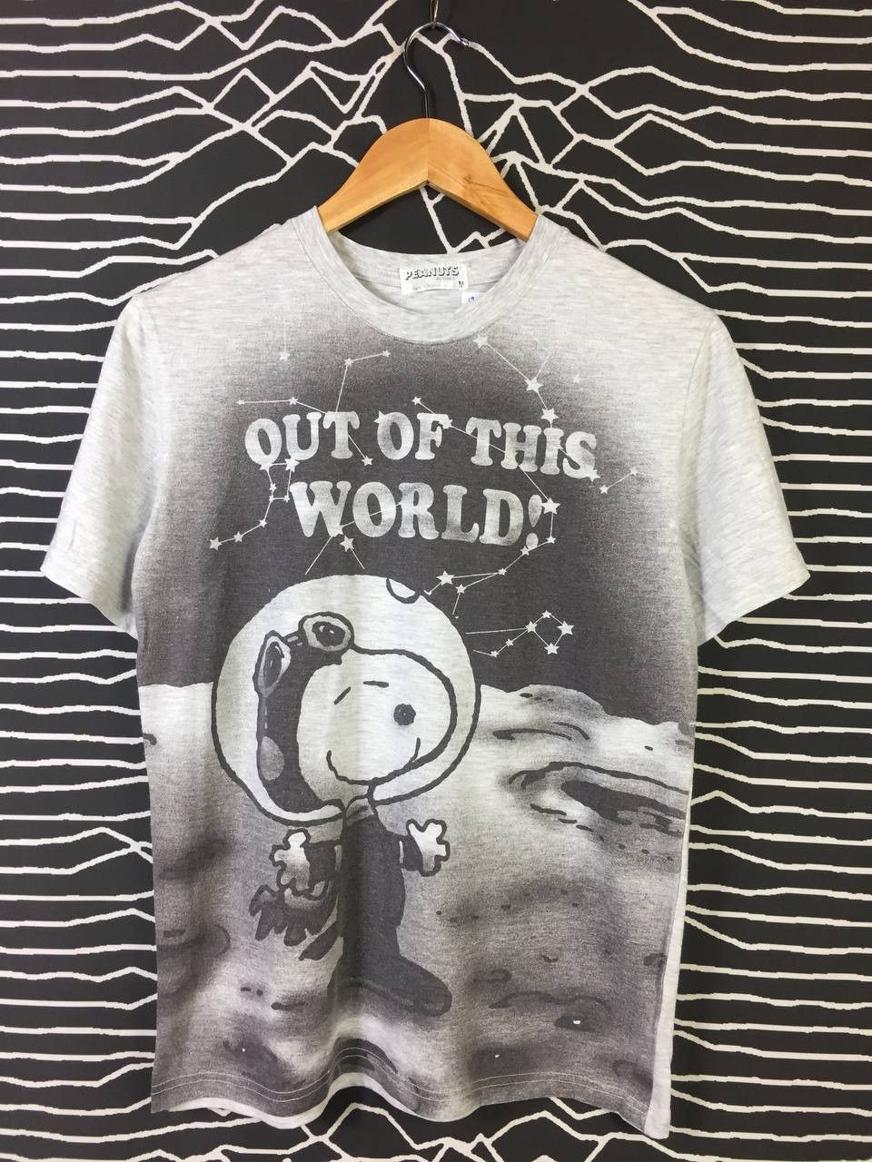 Cartoon Network Vtg Peanuts The World Famous Astronaut All Over Print Tee Size US M / EU 48-50 / 2 - 1 Thumbnail