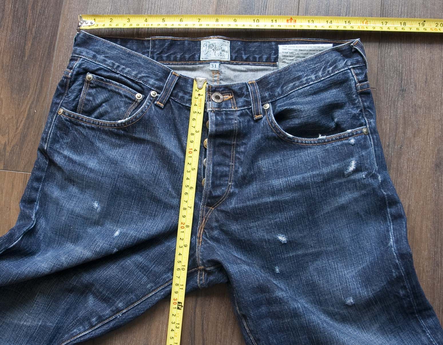 Prps PRPS Heirloom Jeans Distressed Size 31x28 Made in USA Size US 31 - 5 Thumbnail