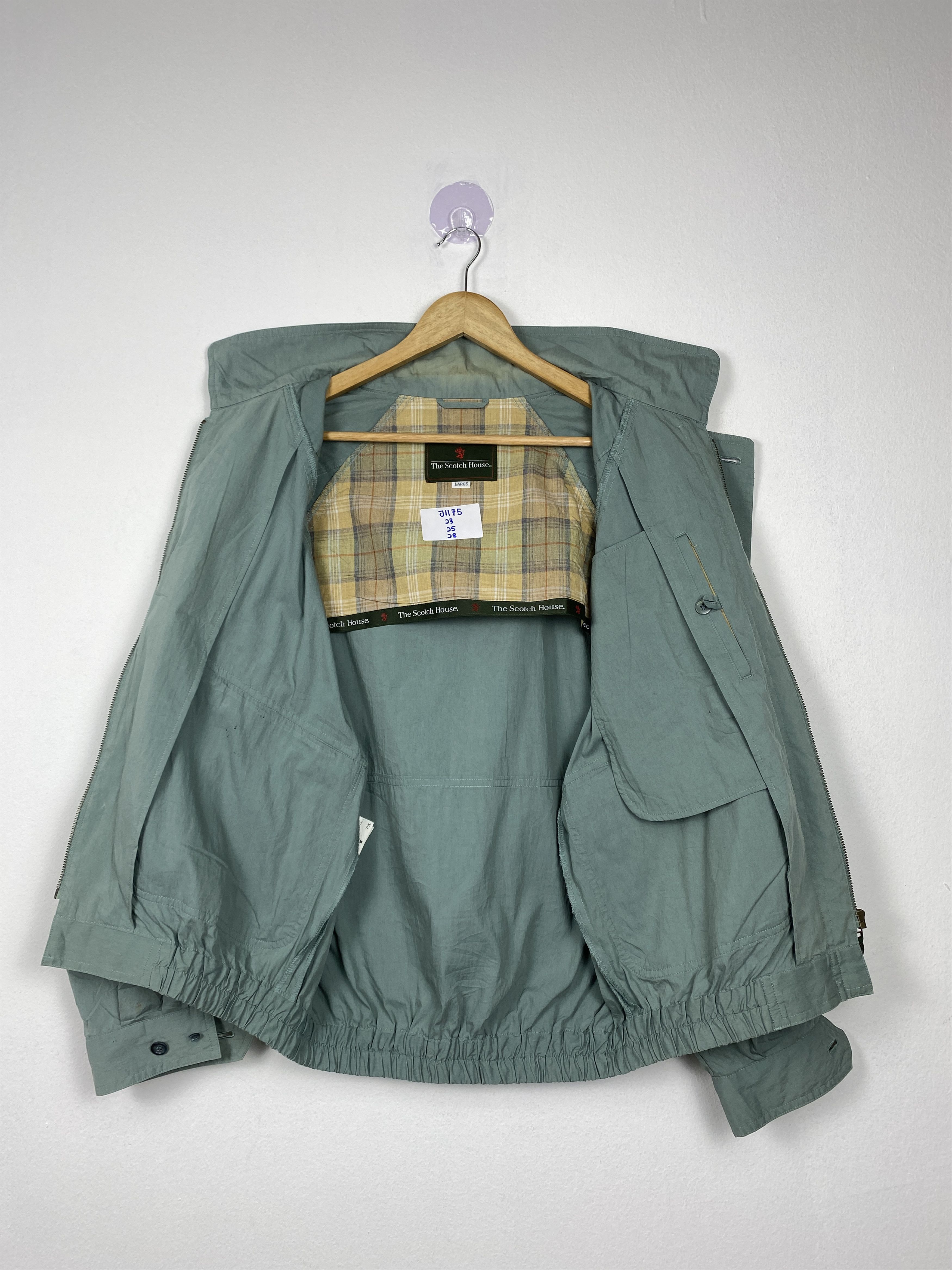 Vintage Vintage THE SCOTH HOUSE Flannel Lining Zip Up Jacket J1175 Size US S / EU 44-46 / 1 - 11 Thumbnail