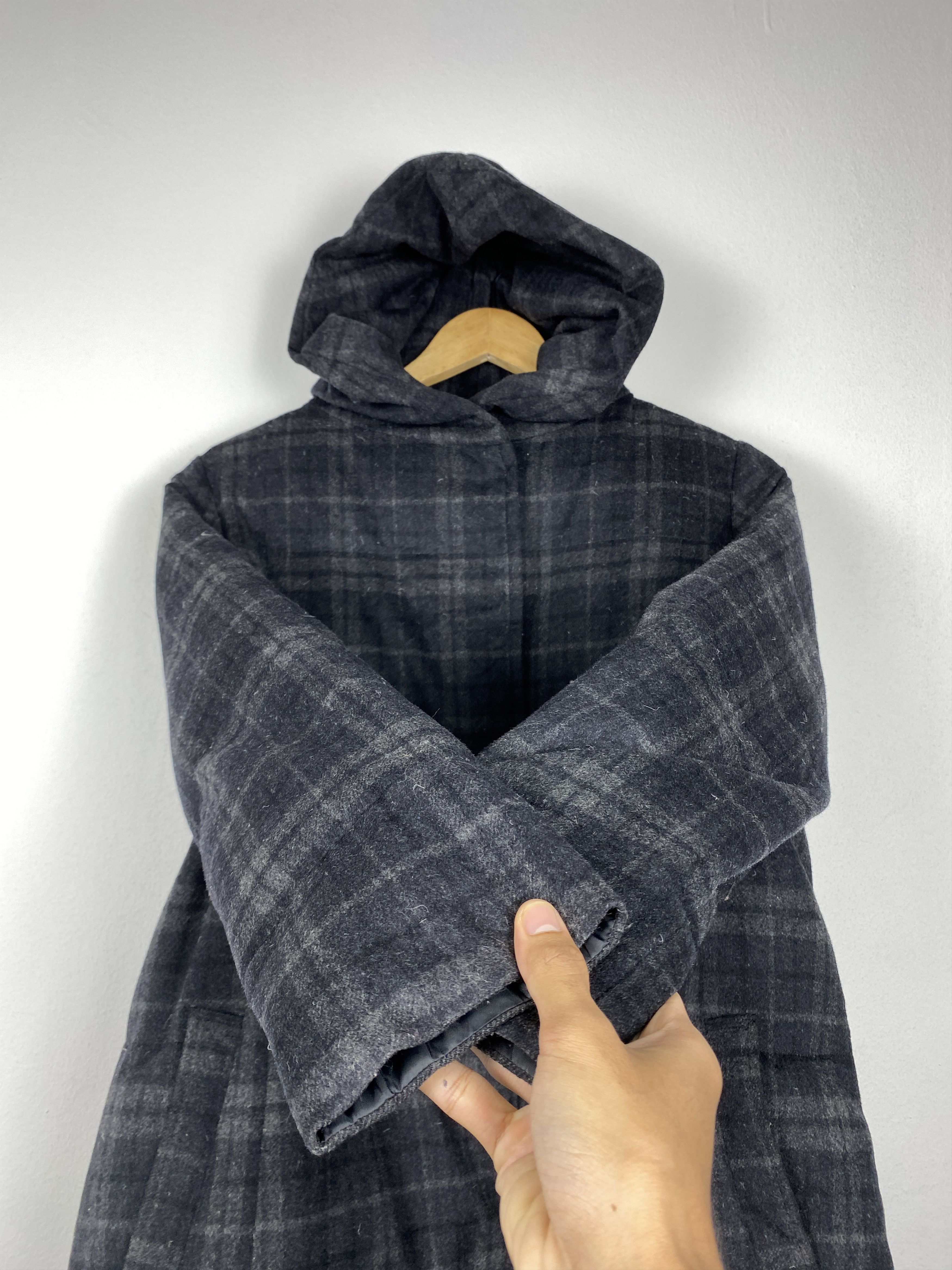 Japanese Brand Vintage Japanese Brand Flannel Hoodie Jacket J1174 Size US S / EU 44-46 / 1 - 5 Thumbnail