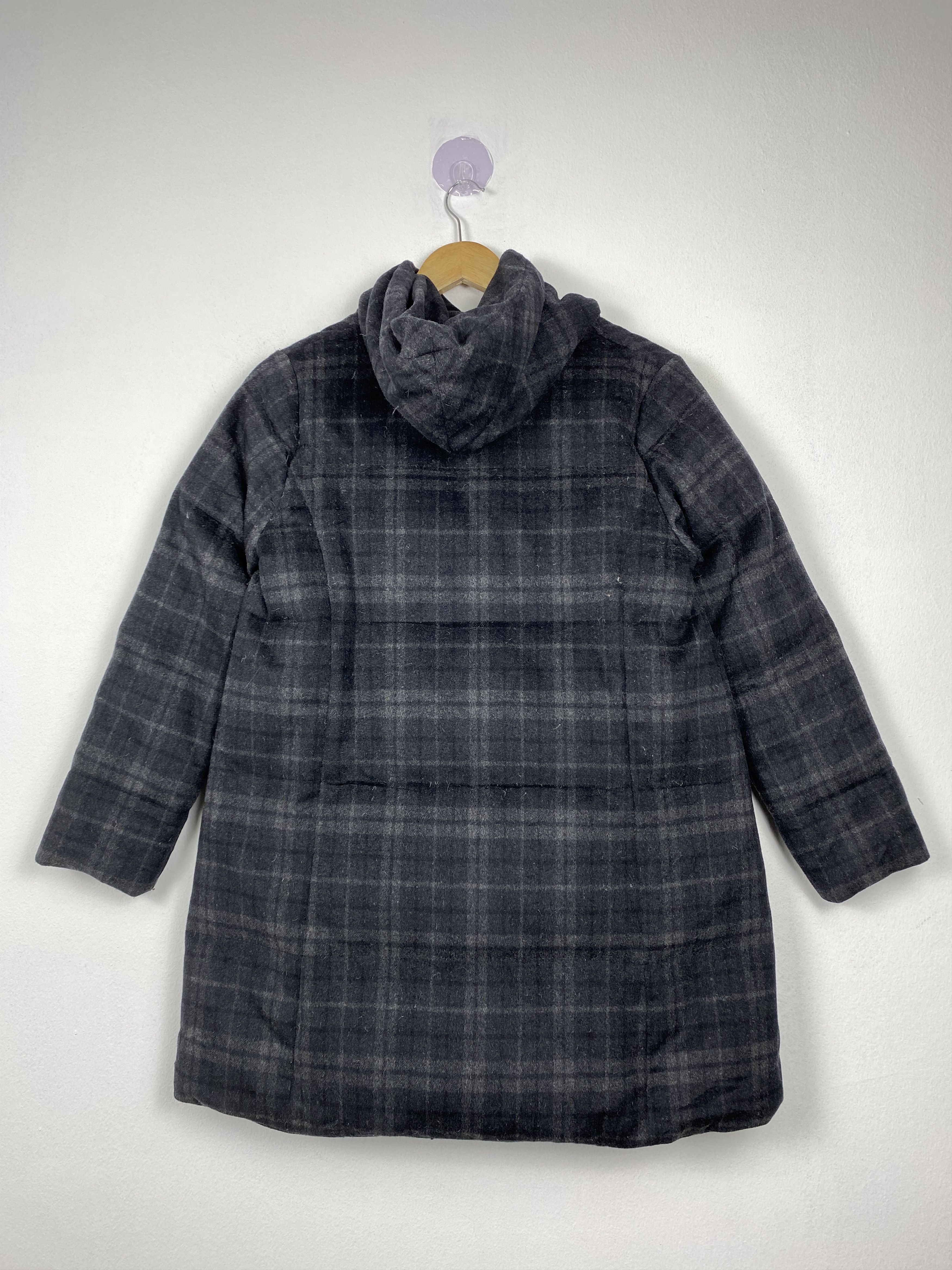 Japanese Brand Vintage Japanese Brand Flannel Hoodie Jacket J1174 Size US S / EU 44-46 / 1 - 6 Thumbnail