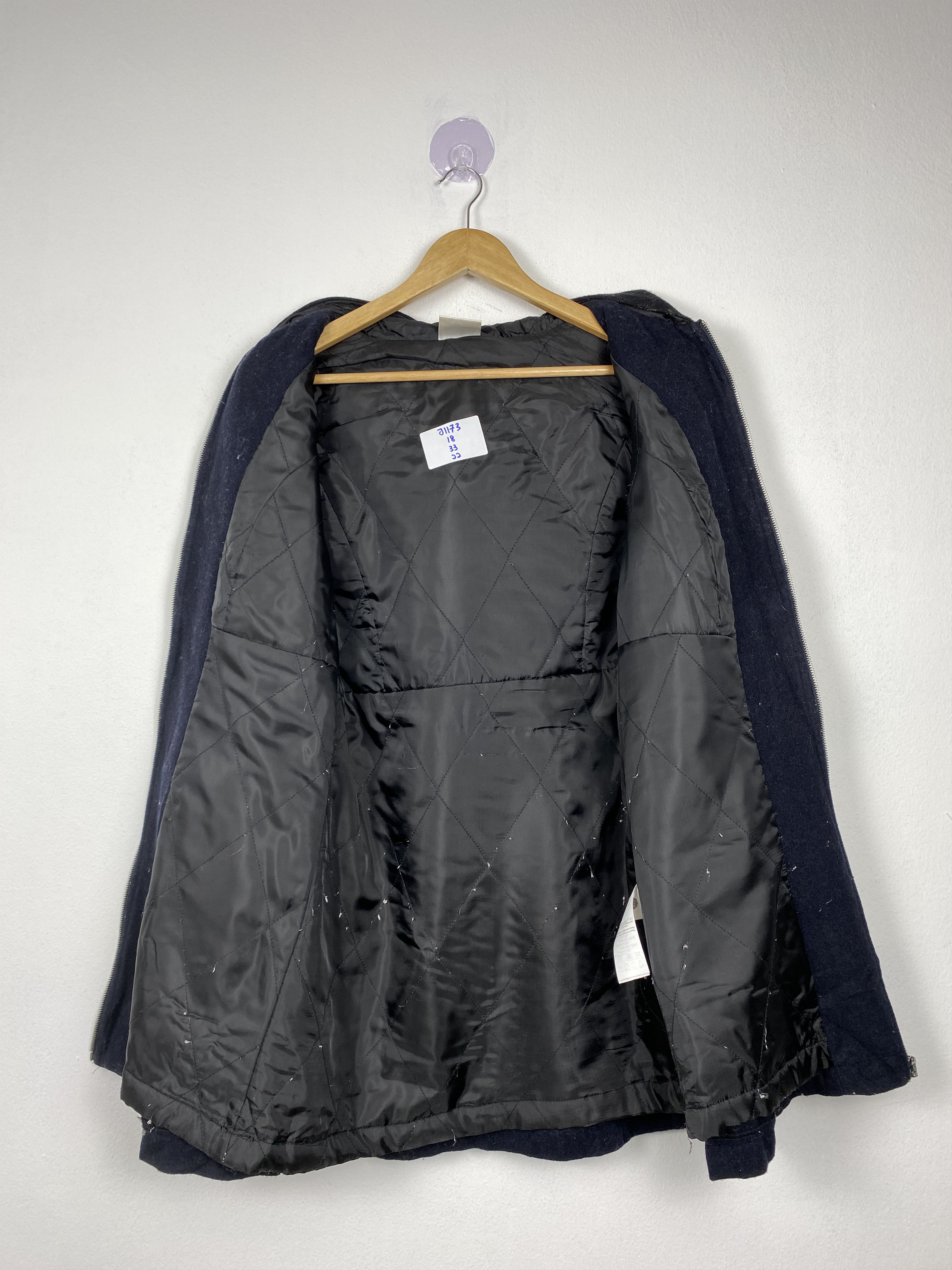 Japanese Brand Vintage SCOLAR Quilted Lining Hoodie Zip Up Jacket J1173 Size XXL / US 16-18 / IT 52-54 - 8 Thumbnail