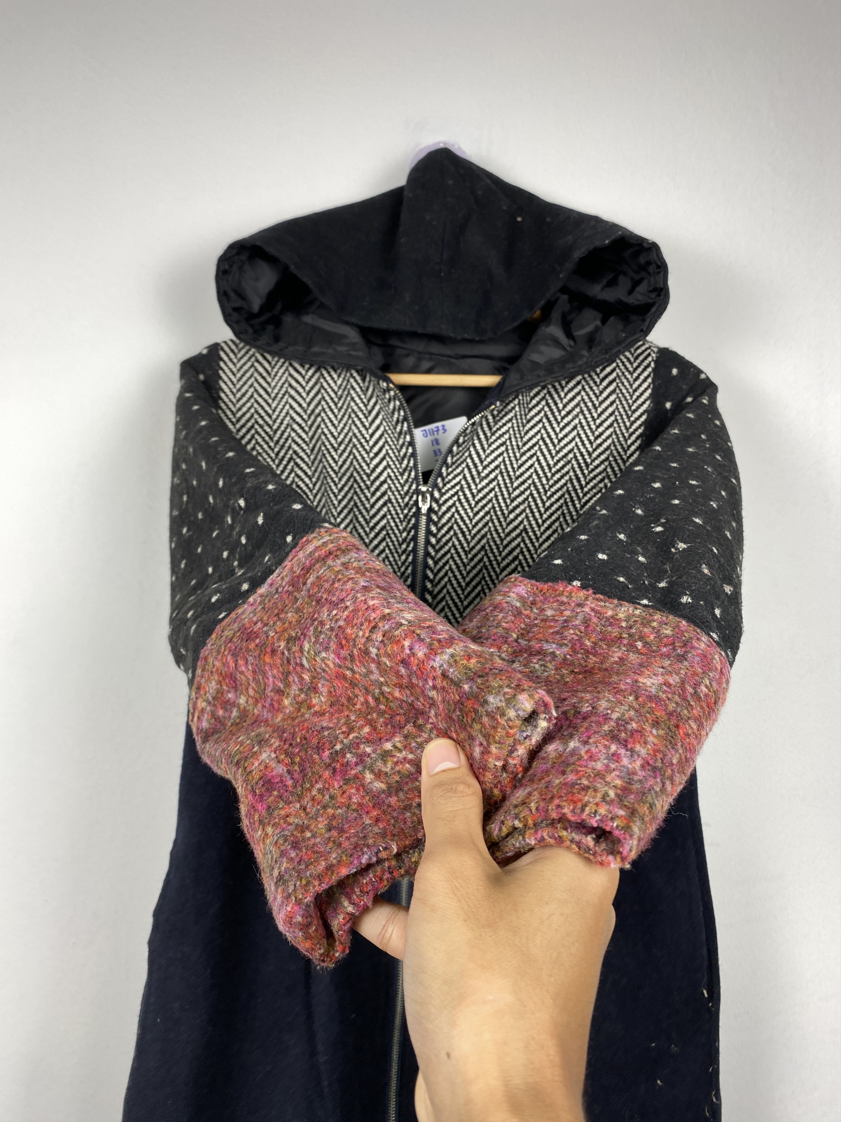 Japanese Brand Vintage SCOLAR Quilted Lining Hoodie Zip Up Jacket J1173 Size XXL / US 16-18 / IT 52-54 - 6 Thumbnail