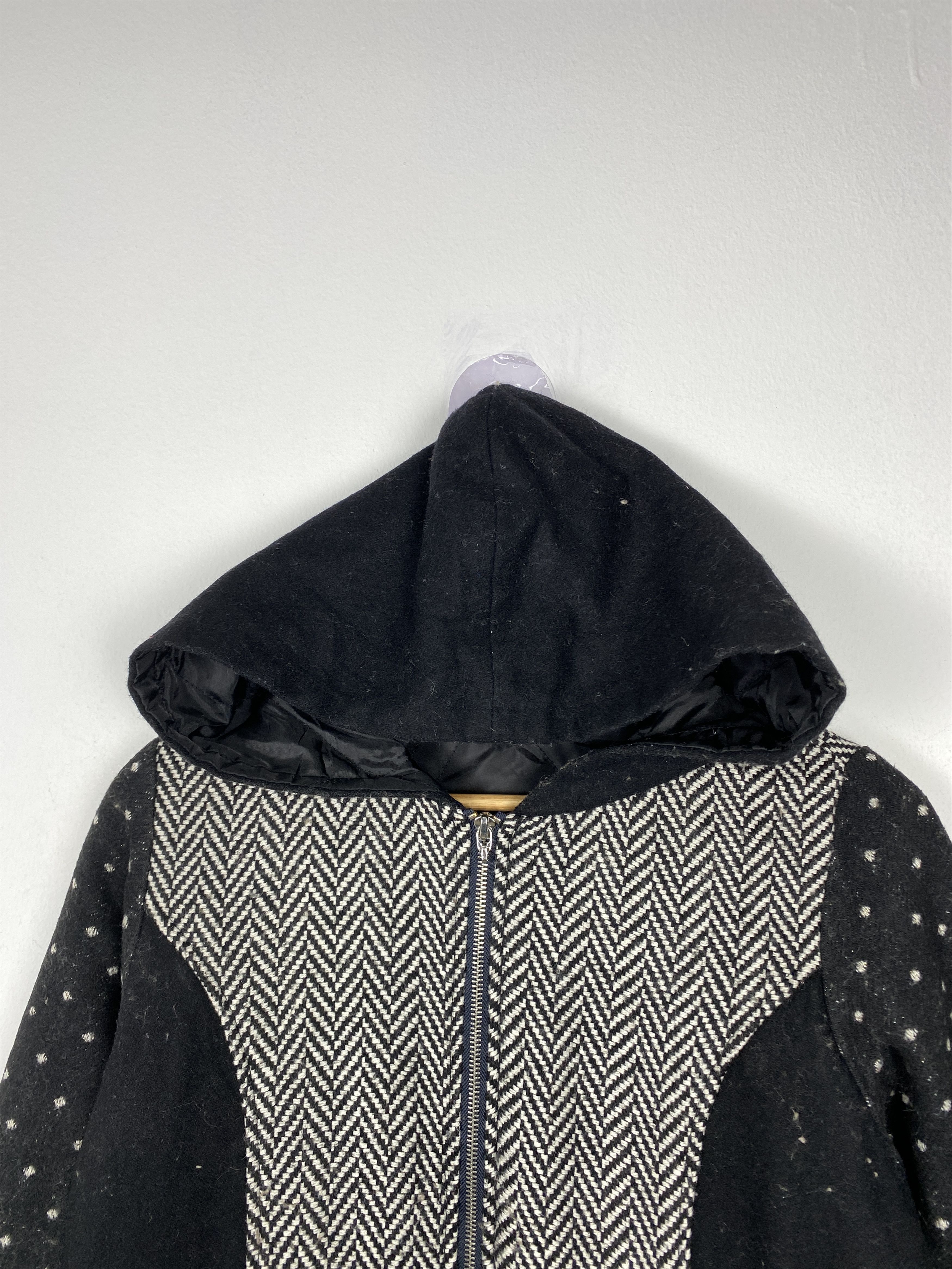 Japanese Brand Vintage SCOLAR Quilted Lining Hoodie Zip Up Jacket J1173 Size XXL / US 16-18 / IT 52-54 - 2 Thumbnail