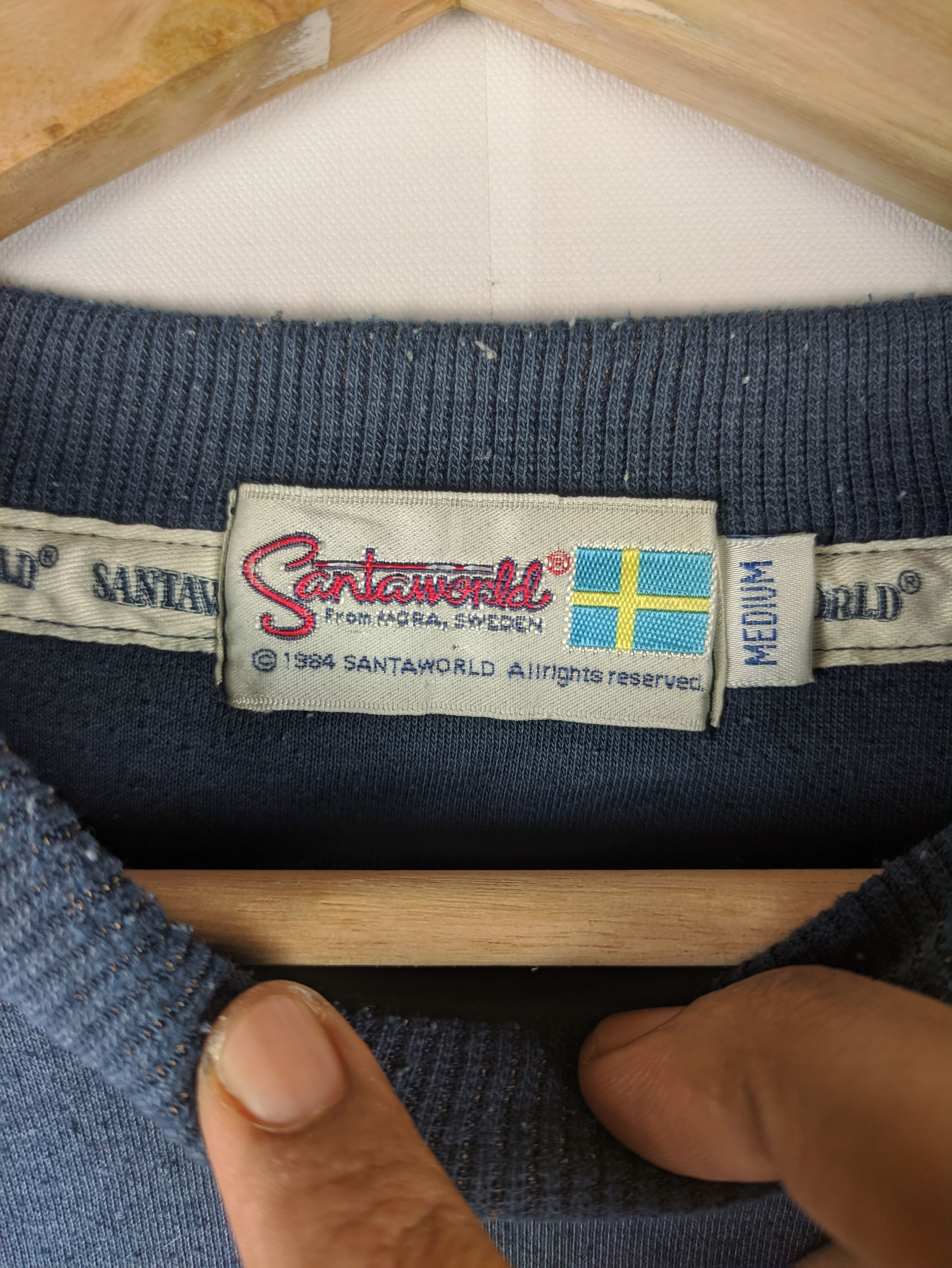 Vintage Steals🔥Vintage Sweatshirt Santa World 1984 Size US M / EU 48-50 / 2 - 3 Thumbnail