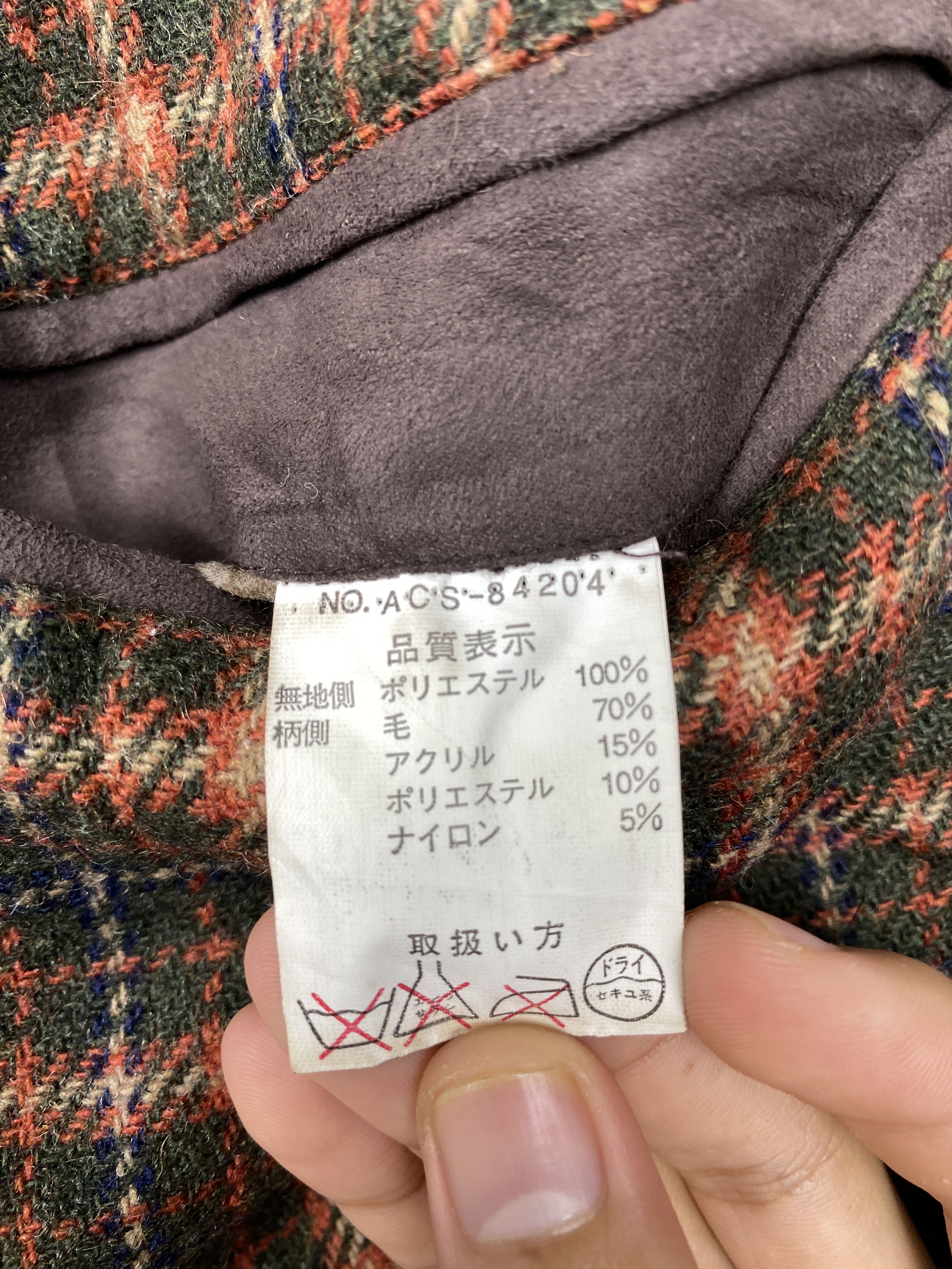 Vintage Vintage CARVINIA LOZZA Checkered Lining Jacket J1125 Size US M / EU 48-50 / 2 - 10 Thumbnail