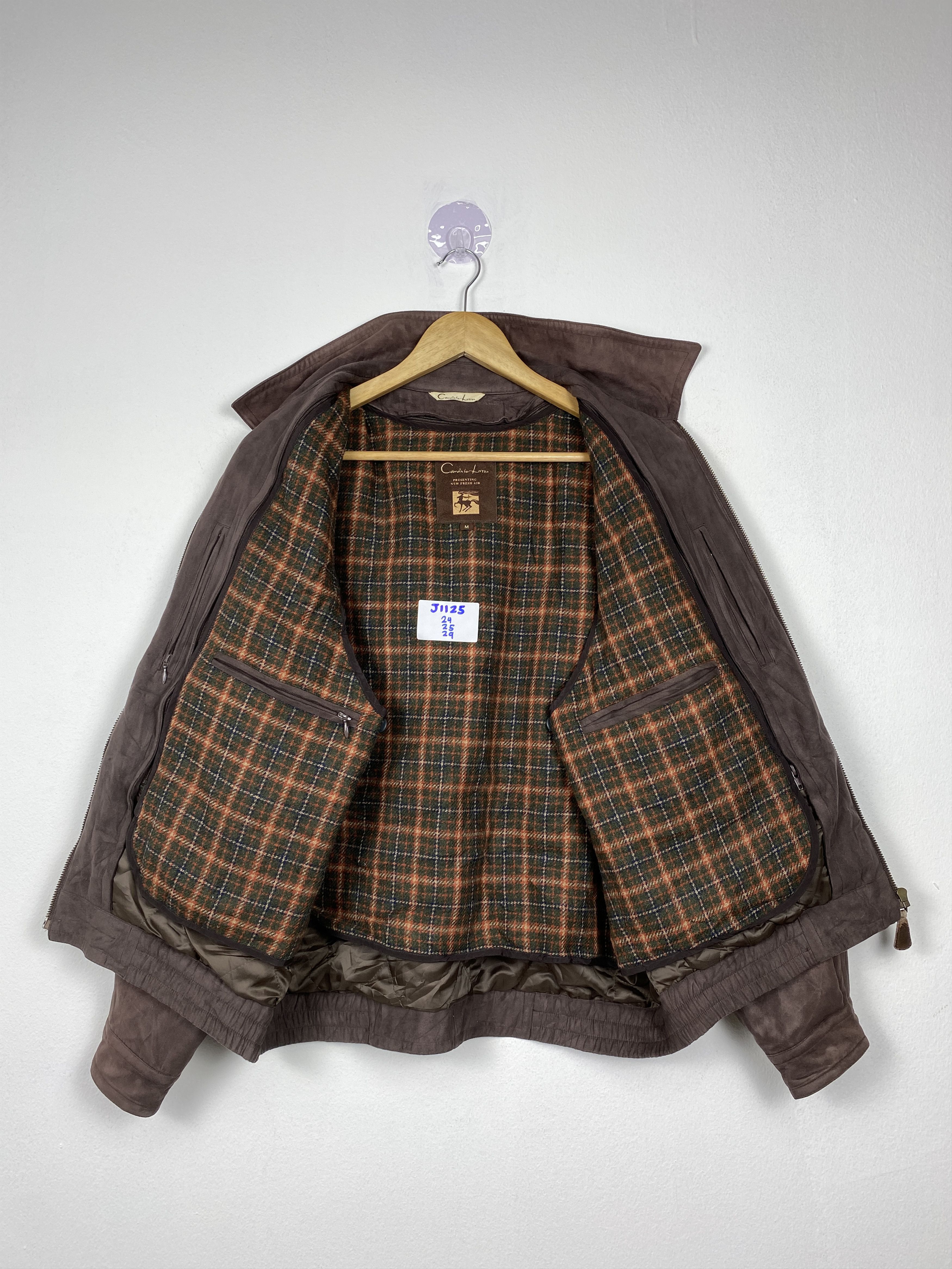 Vintage Vintage CARVINIA LOZZA Checkered Lining Jacket J1125 Size US M / EU 48-50 / 2 - 8 Thumbnail