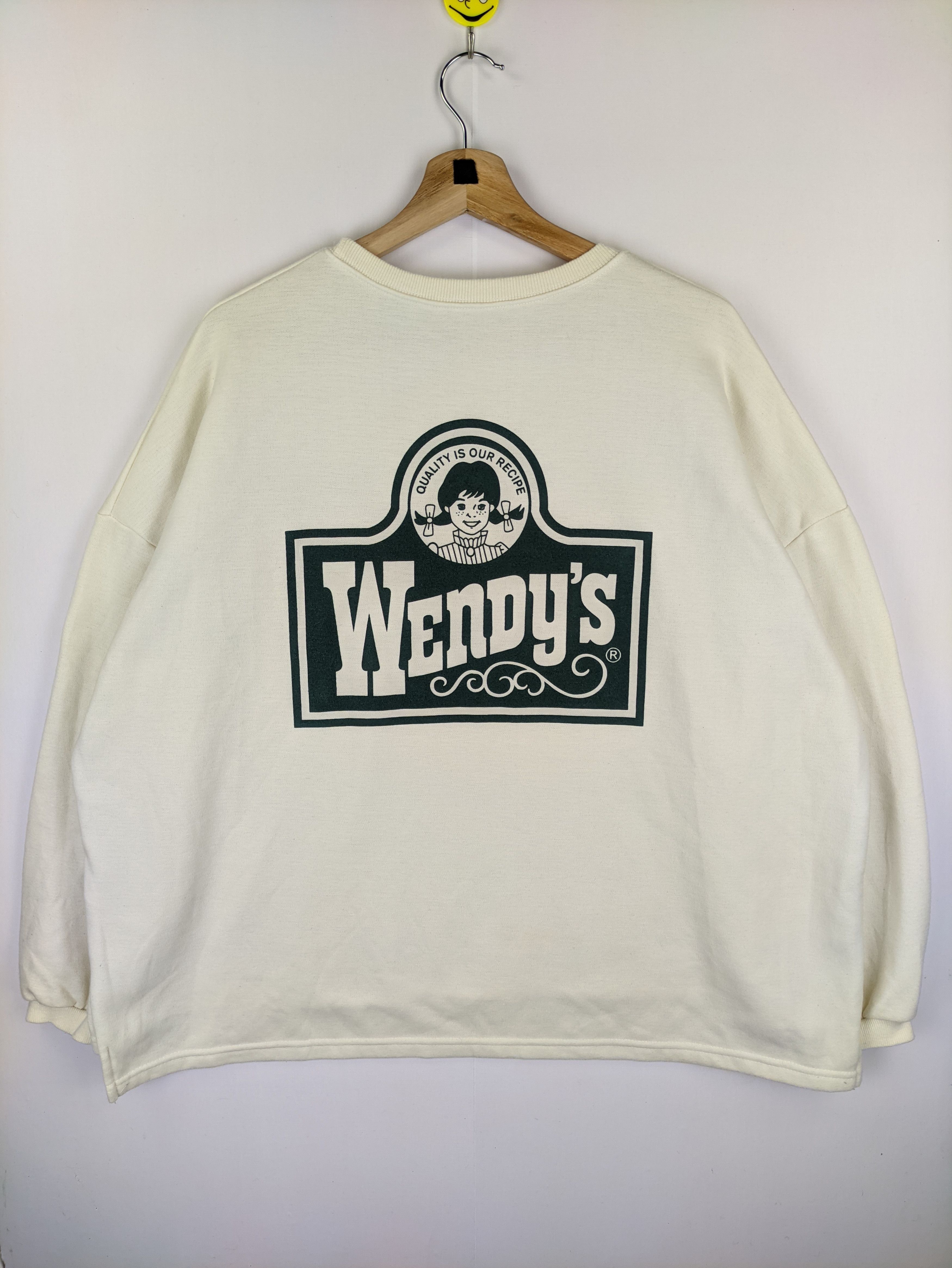 Japanese Brand Steals🔥Wendy's Oversized Sweatshirt Backhit Logo Size XL / US 12-14 / IT 48-50 - 1 Thumbnail
