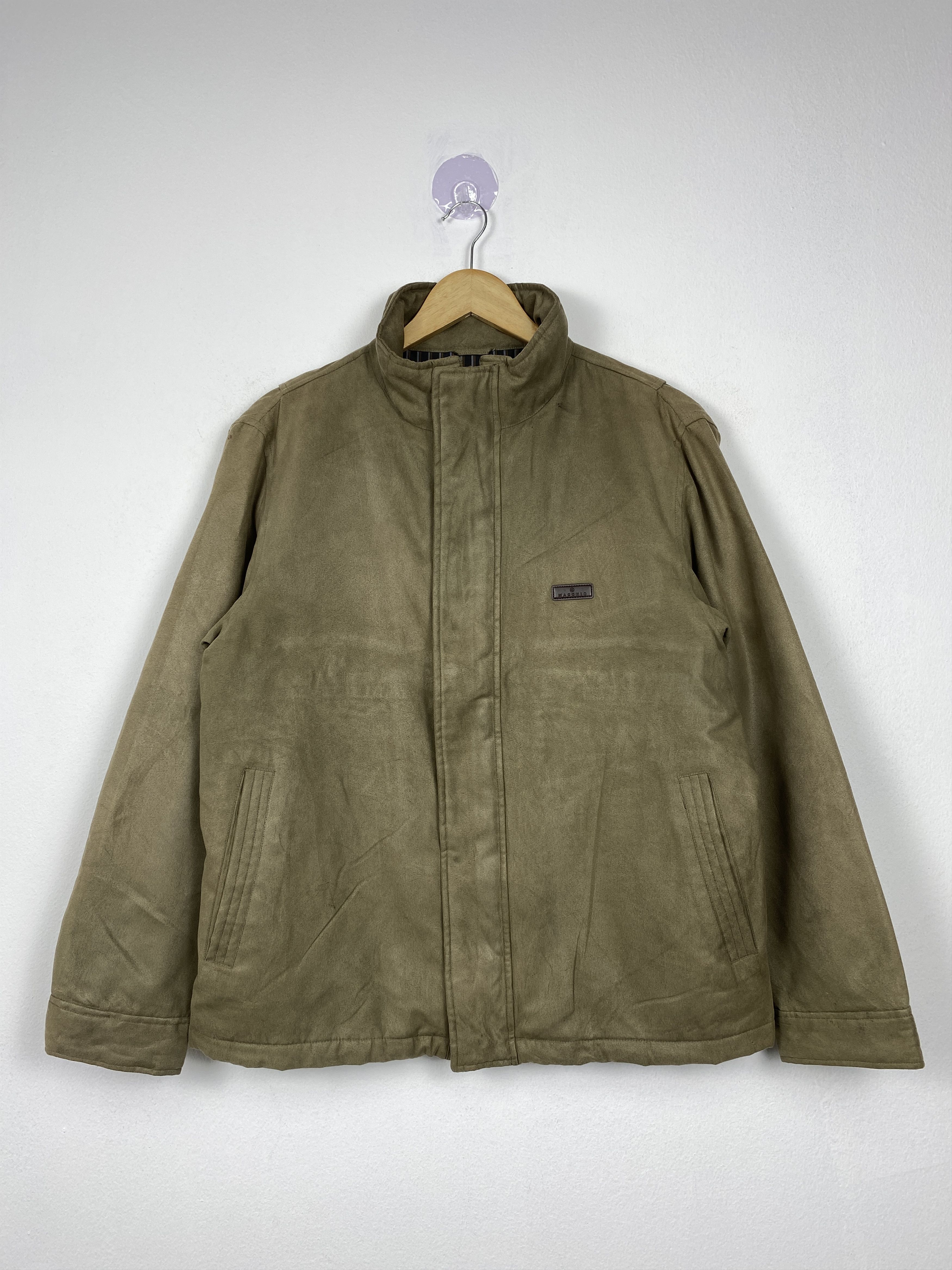 Vintage MACCHIO Quilted Lining Zip Up Jacket J1122