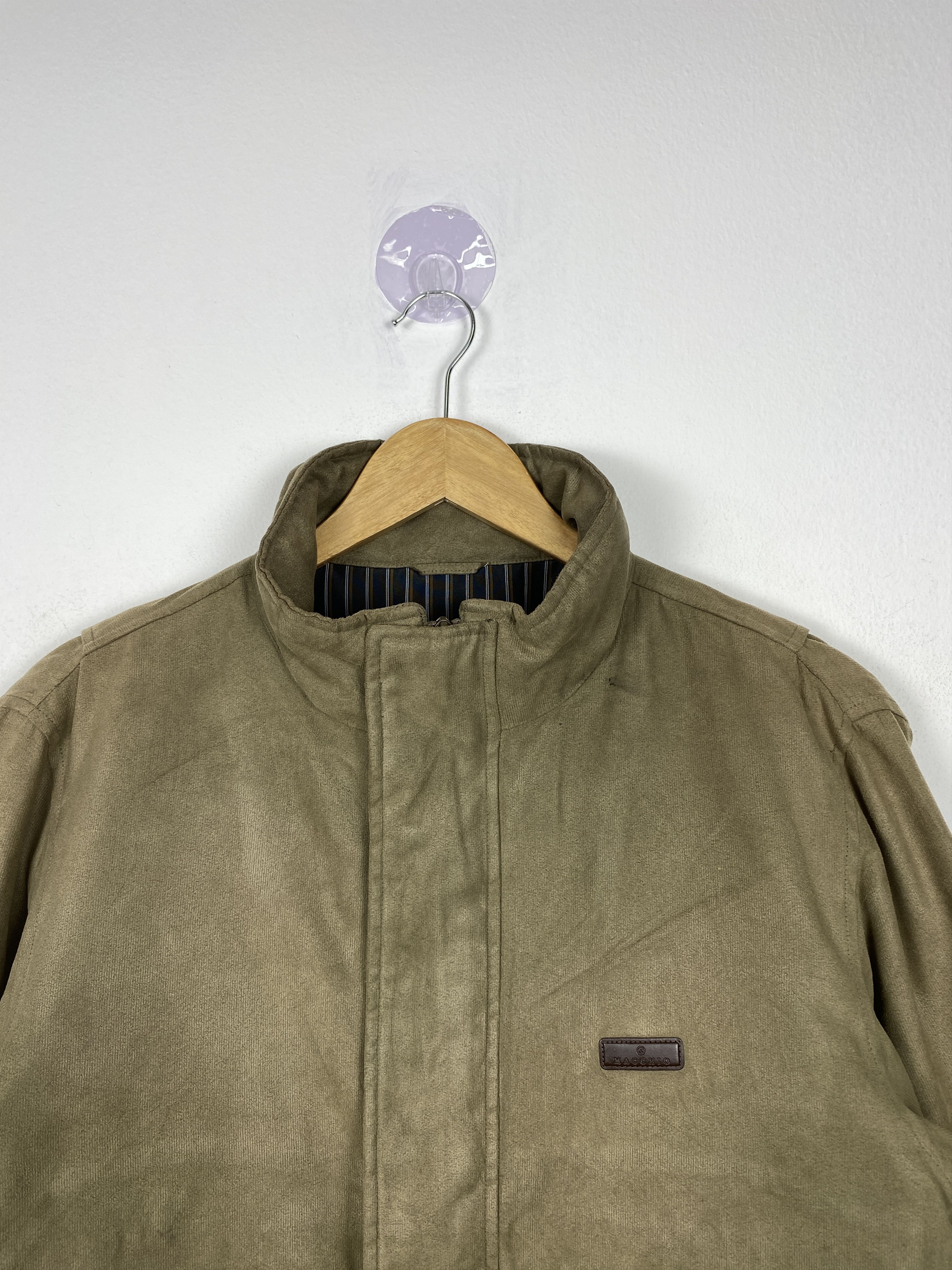 Japanese Brand Vintage MACCHIO Quilted Lining Zip Up Jacket J1122 Size US S / EU 44-46 / 1 - 2 Thumbnail