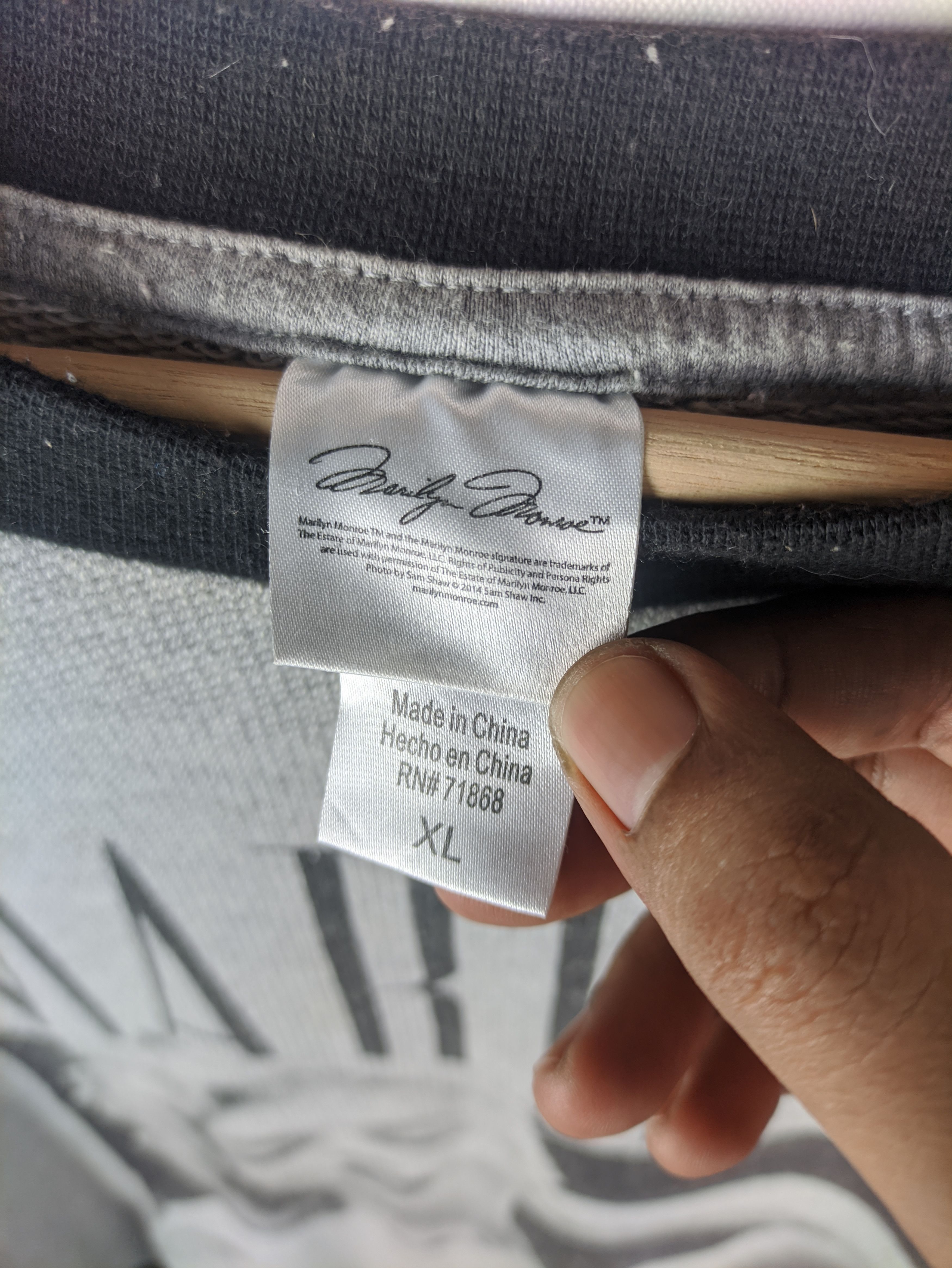 Japanese Brand Steals🔥Marilyn Monroe Sweatshirt Big Logo Size L / US 10 / IT 46 - 3 Thumbnail