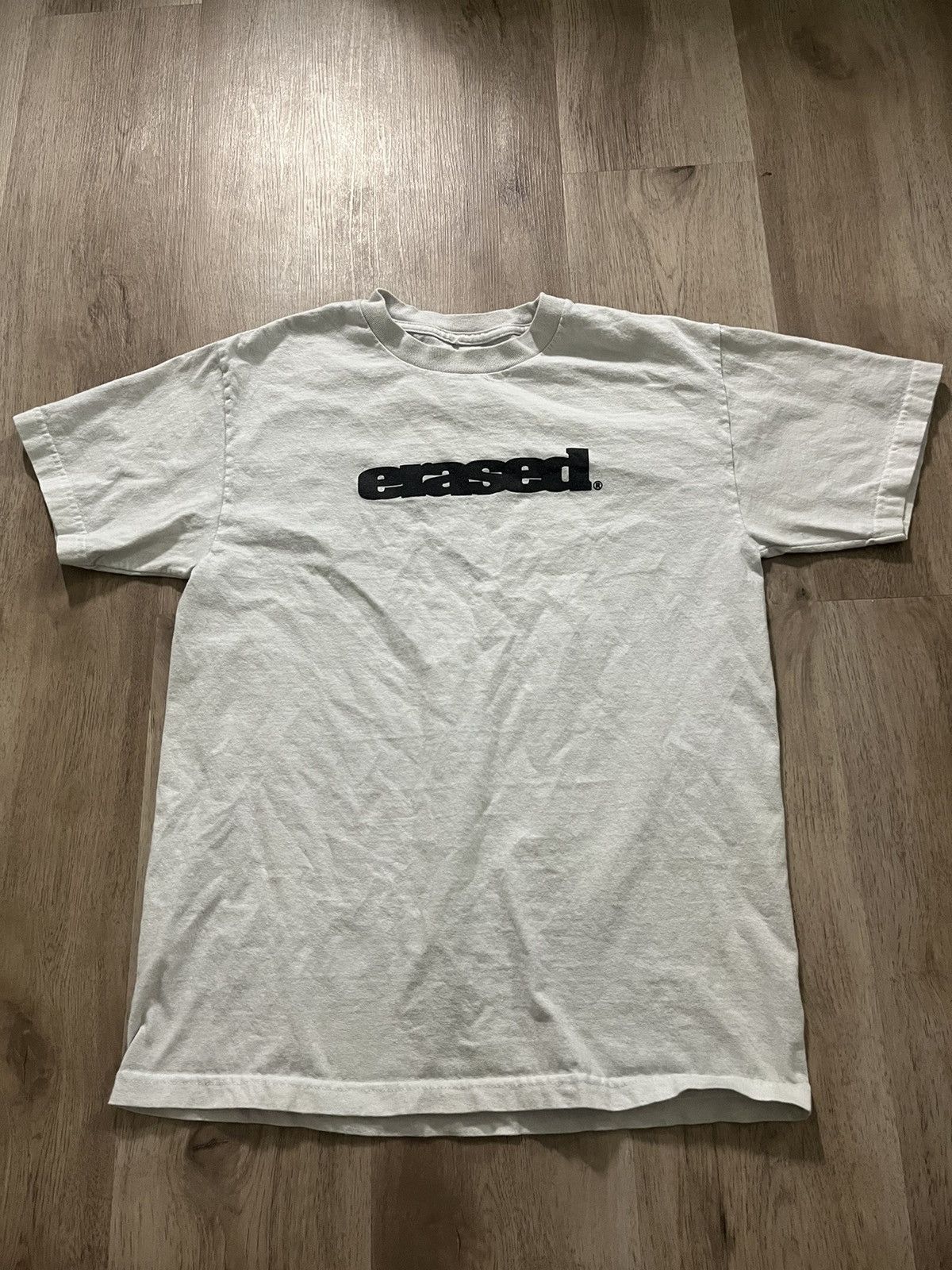 Erased Project Erased Project White Logo Tee | Grailed