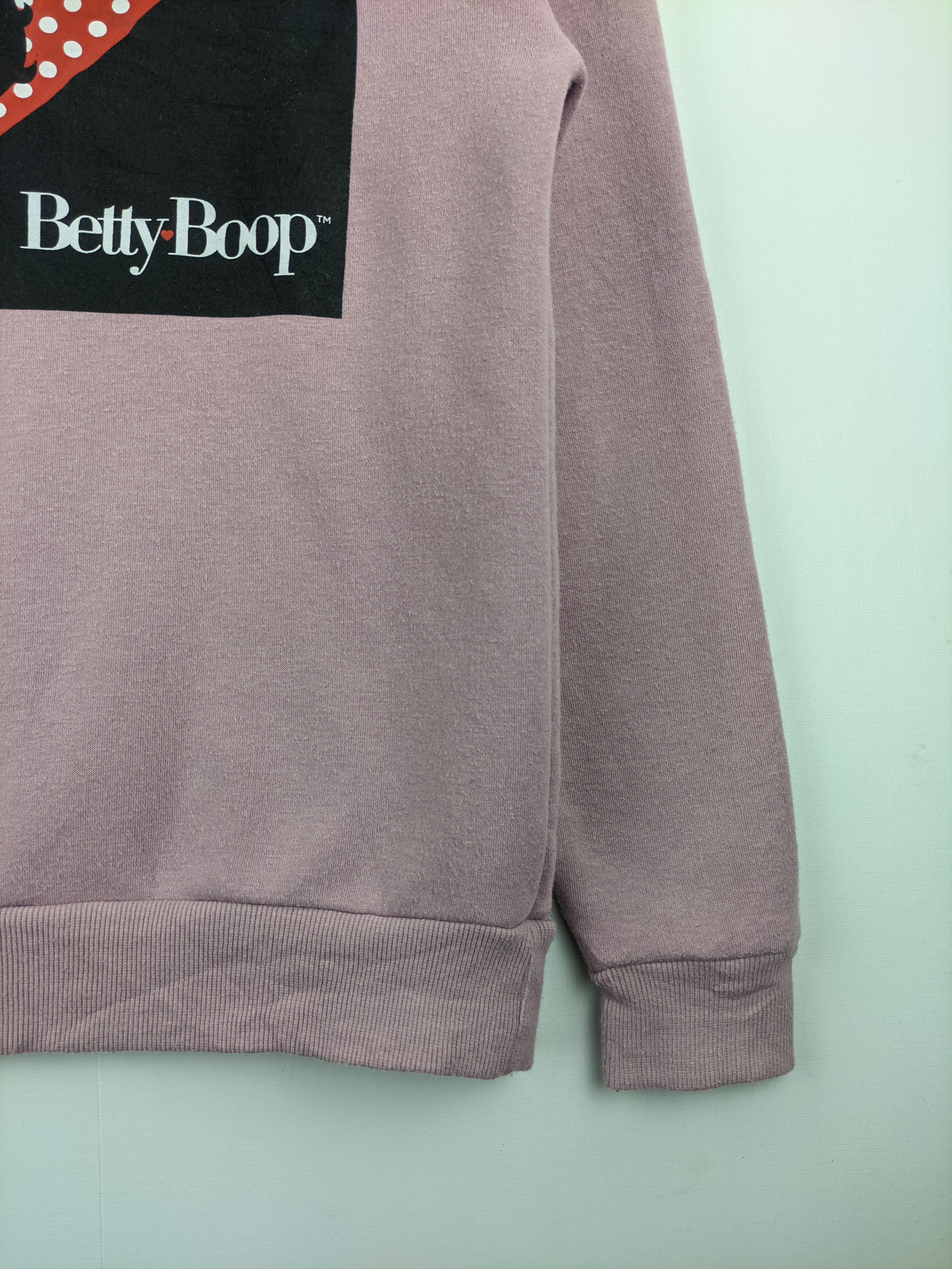 Cartoon Network Steals🔥Betty Boop Sweatshirt Big Logo Size S / US 4 / IT 40 - 4 Thumbnail