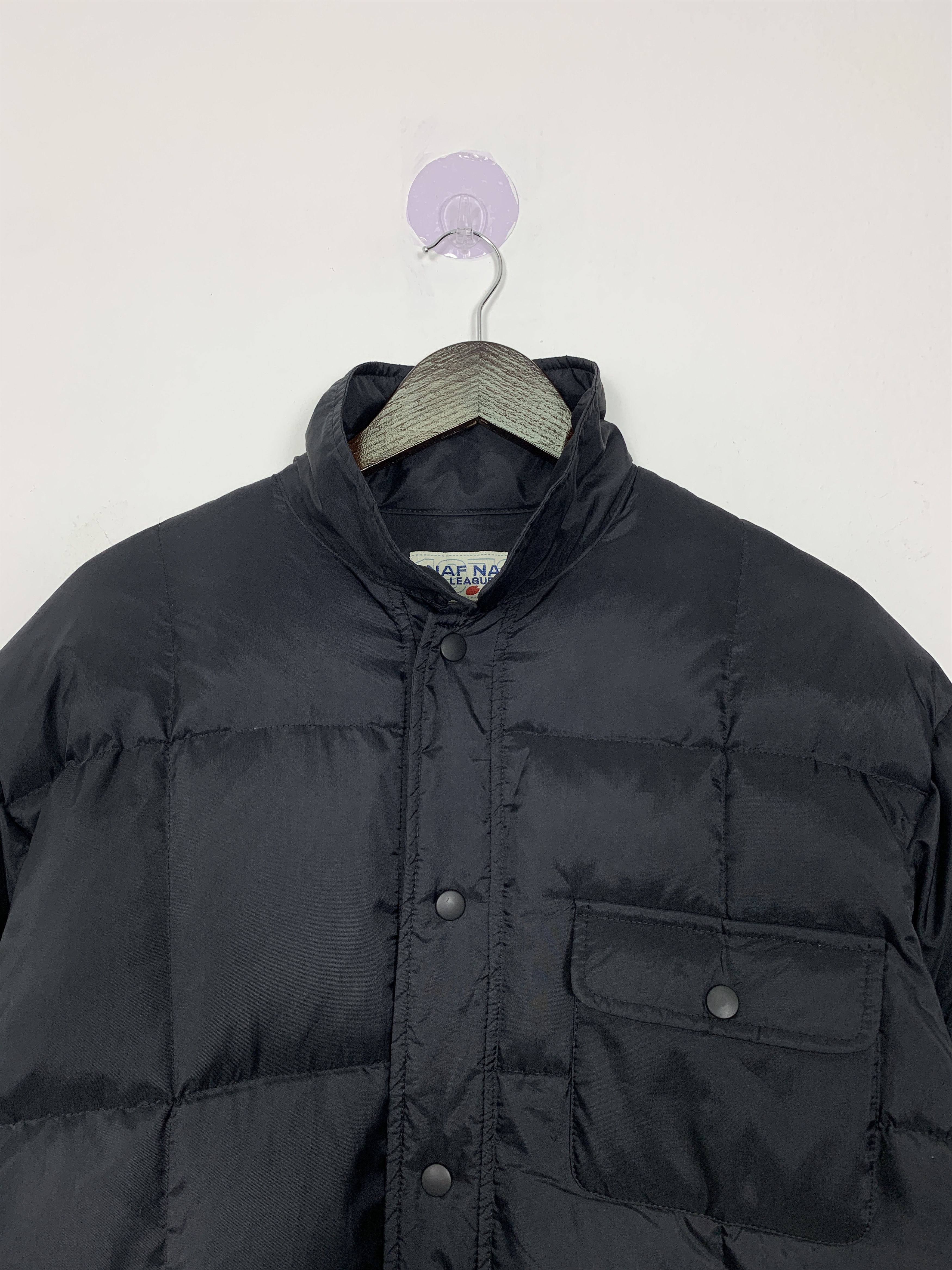 Japanese Brand Vintage NAF NAF LEAGUE Puffer Button Up Jacket J1061 Size US M / EU 48-50 / 2 - 3 Thumbnail