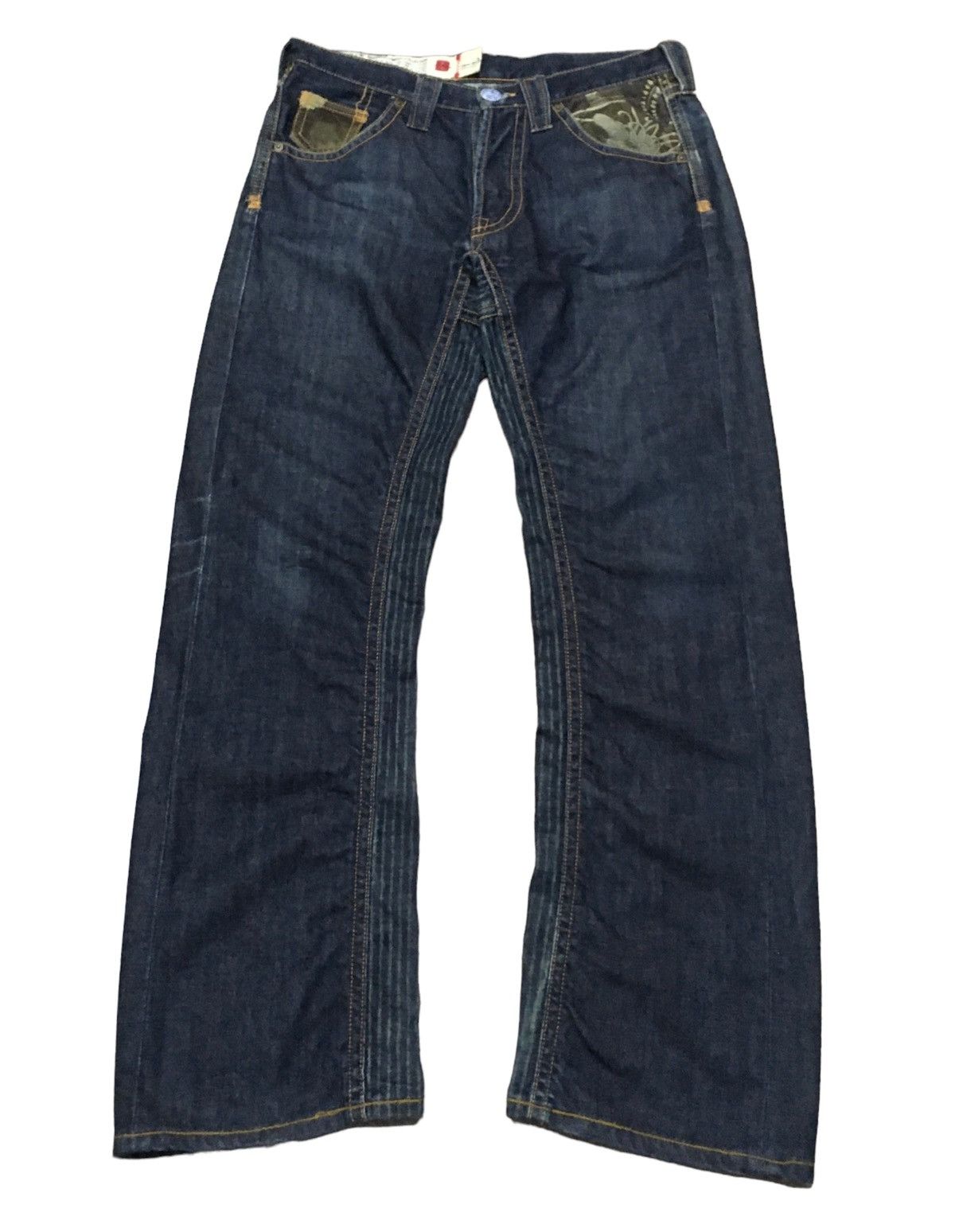 Japanese Brand × Vintage Rare Design Vintage Japanese Brand Triple Five Jeans 1990s Size US 34 / EU 50 - 1 Thumbnail