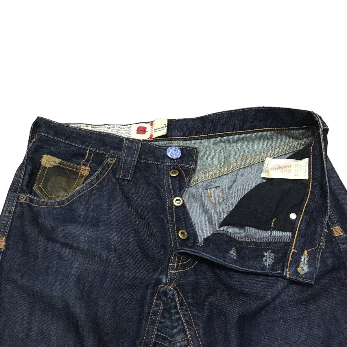 Japanese Brand × Vintage Rare Design Vintage Japanese Brand Triple Five Jeans 1990s Size US 34 / EU 50 - 6 Thumbnail