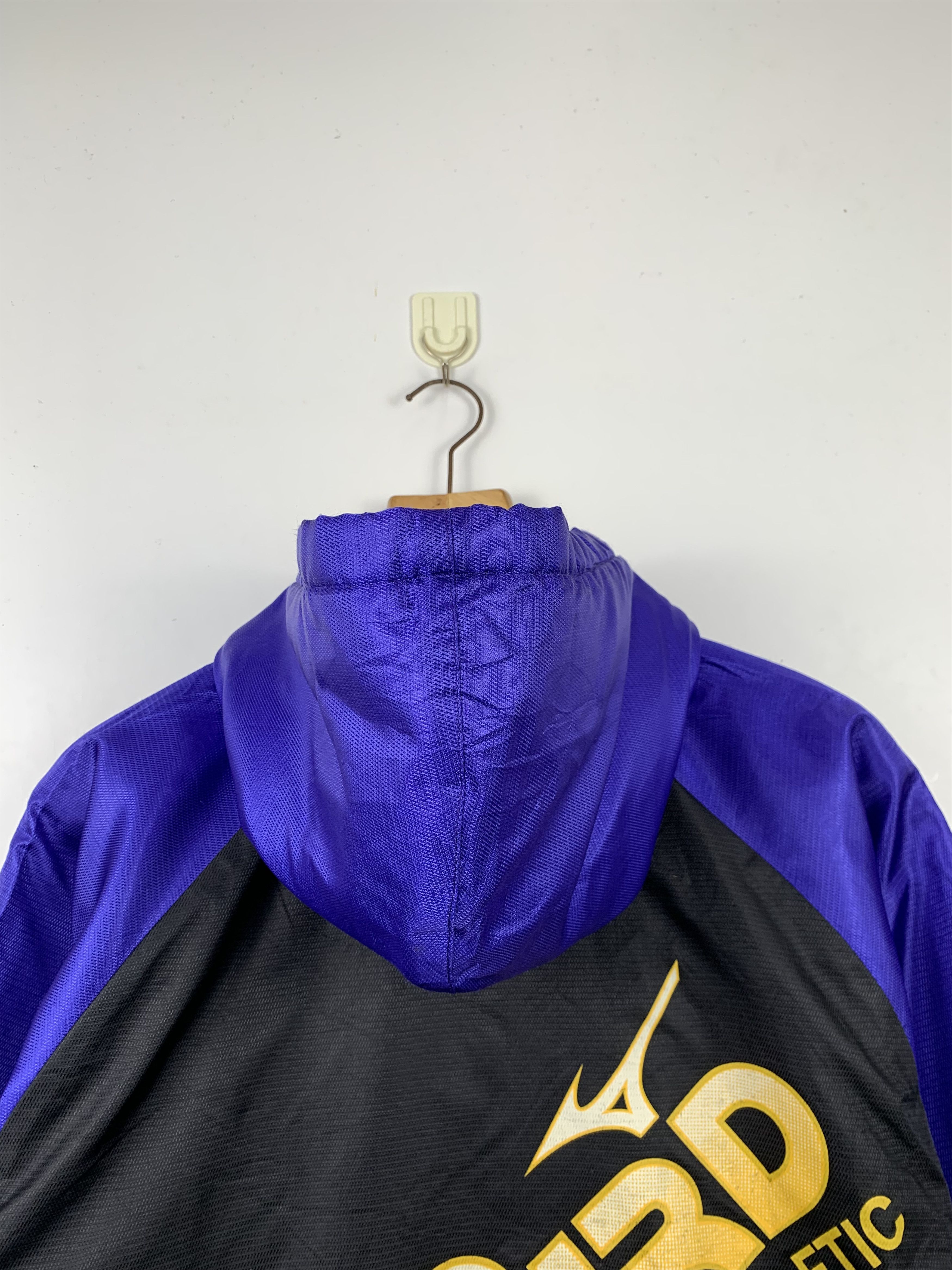 Vintage MIZUNO RUN BIRD Long Jacket Fleece Lining J0329