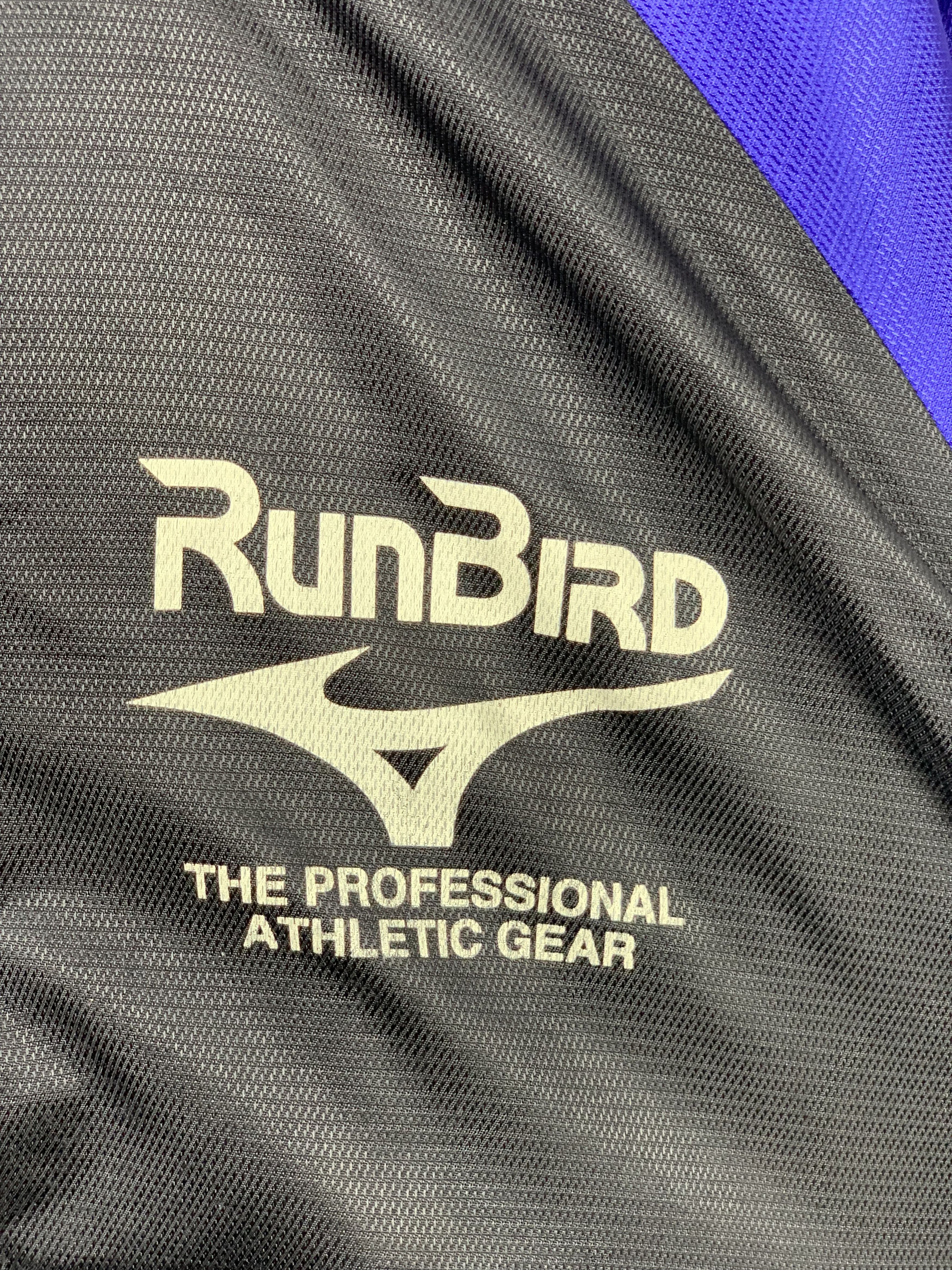 Vintage MIZUNO RUN BIRD Long Jacket Fleece Lining J0329