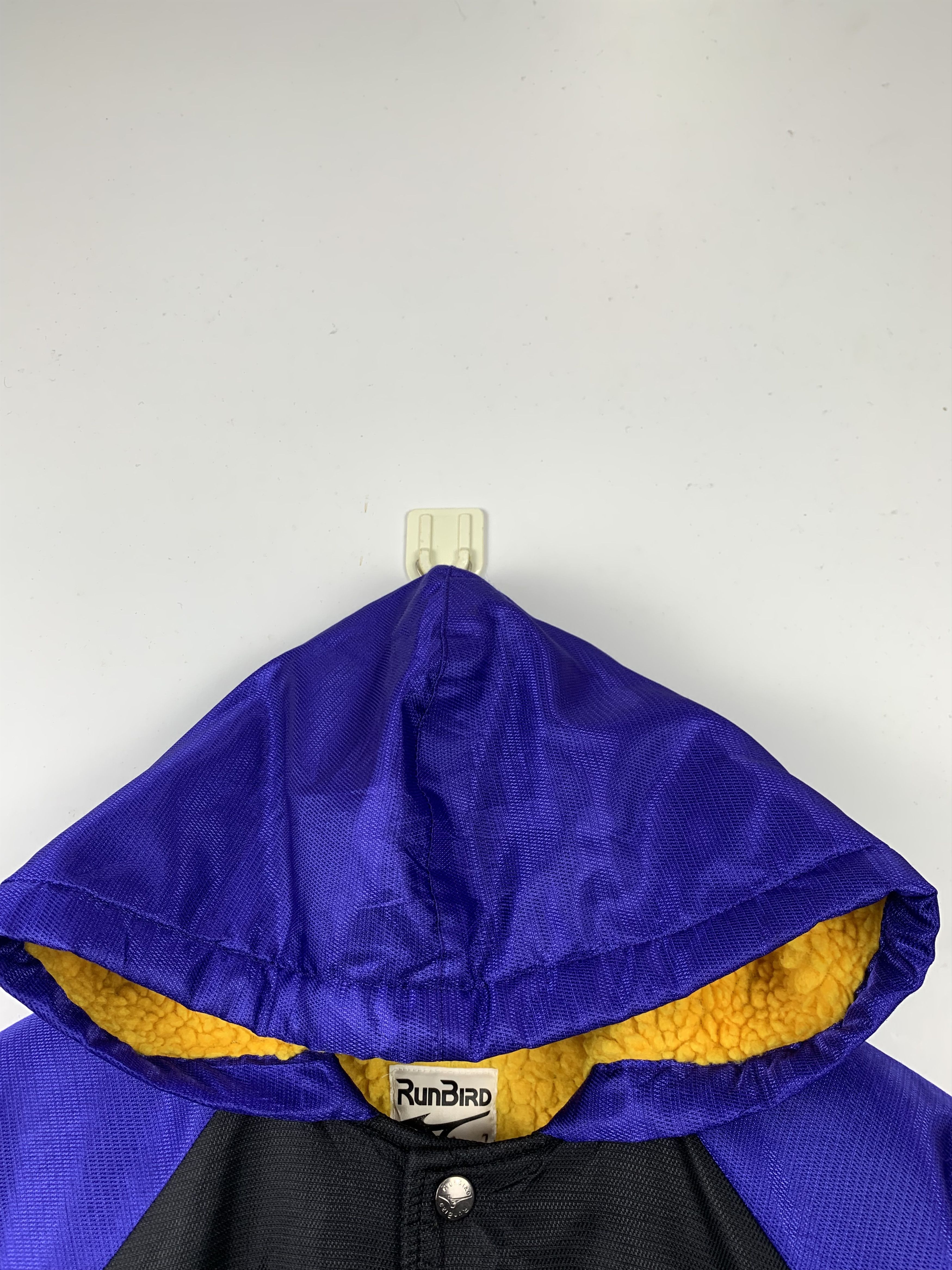 Vintage MIZUNO RUN BIRD Long Jacket Fleece Lining J0329
