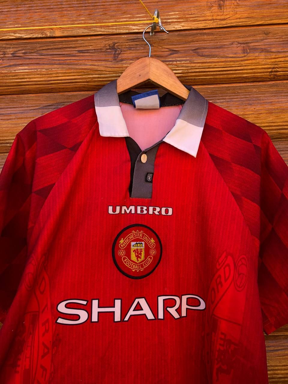 Umbro Vintage 90’s Manchester United Umbro Football Jersey Size US L / EU 52-54 / 3 - 2 Thumbnail