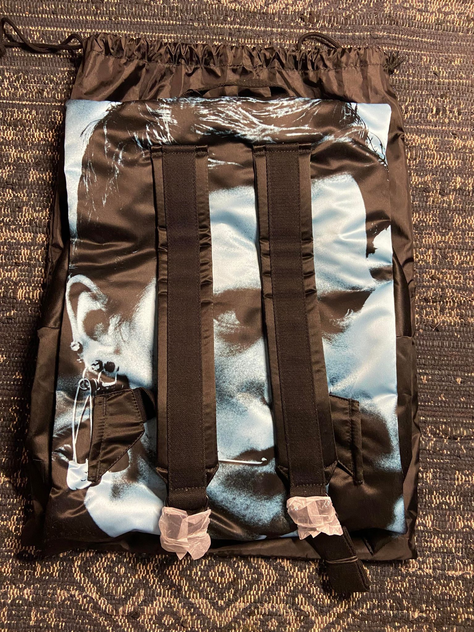 Raf Simons Eastpak x Raf Simons Poster Padded Backpack Satin Blue