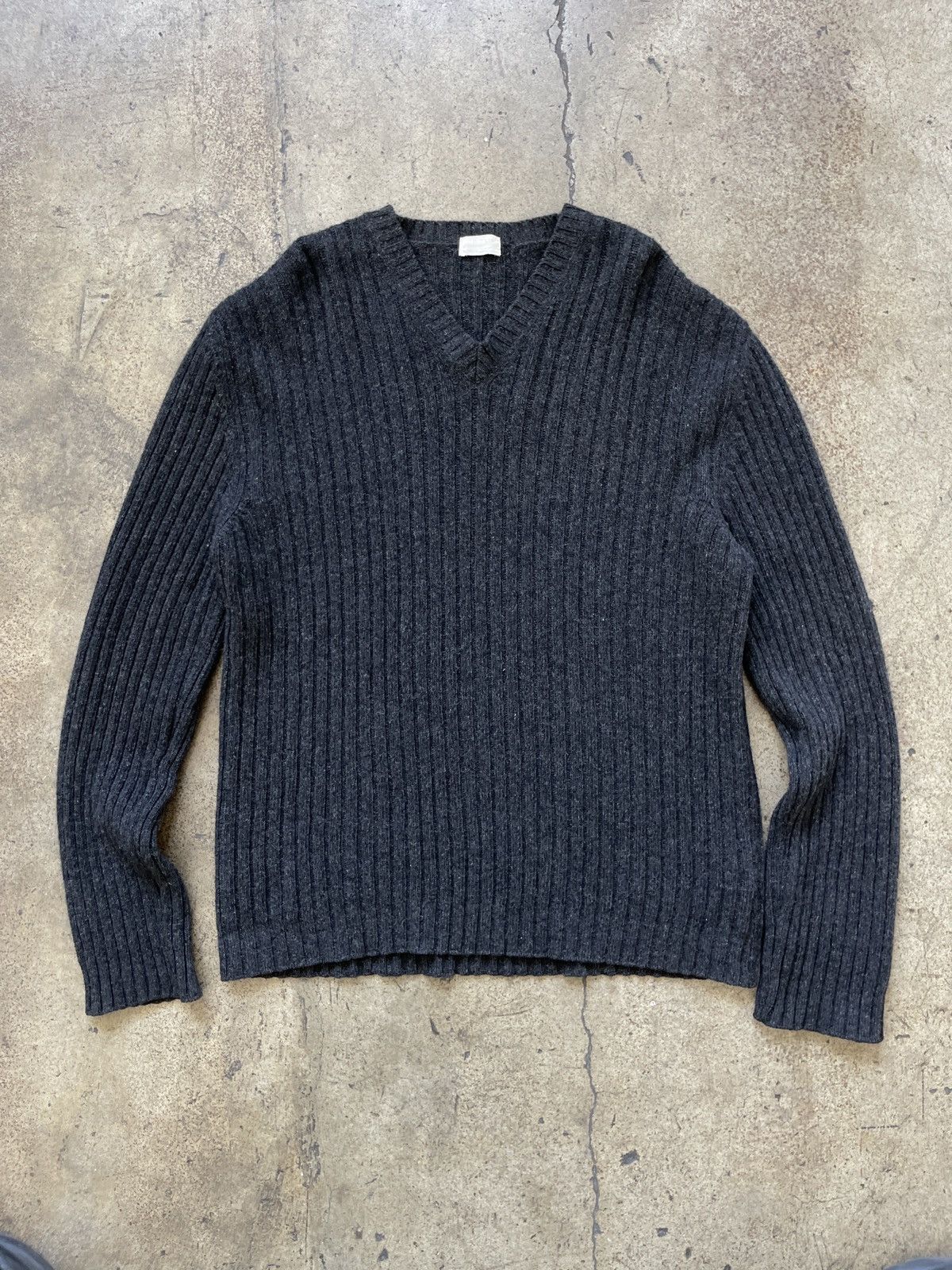 本人期 helmut lang 1997 V neck knit Helmut Lang 1997 Helmut Lang V
