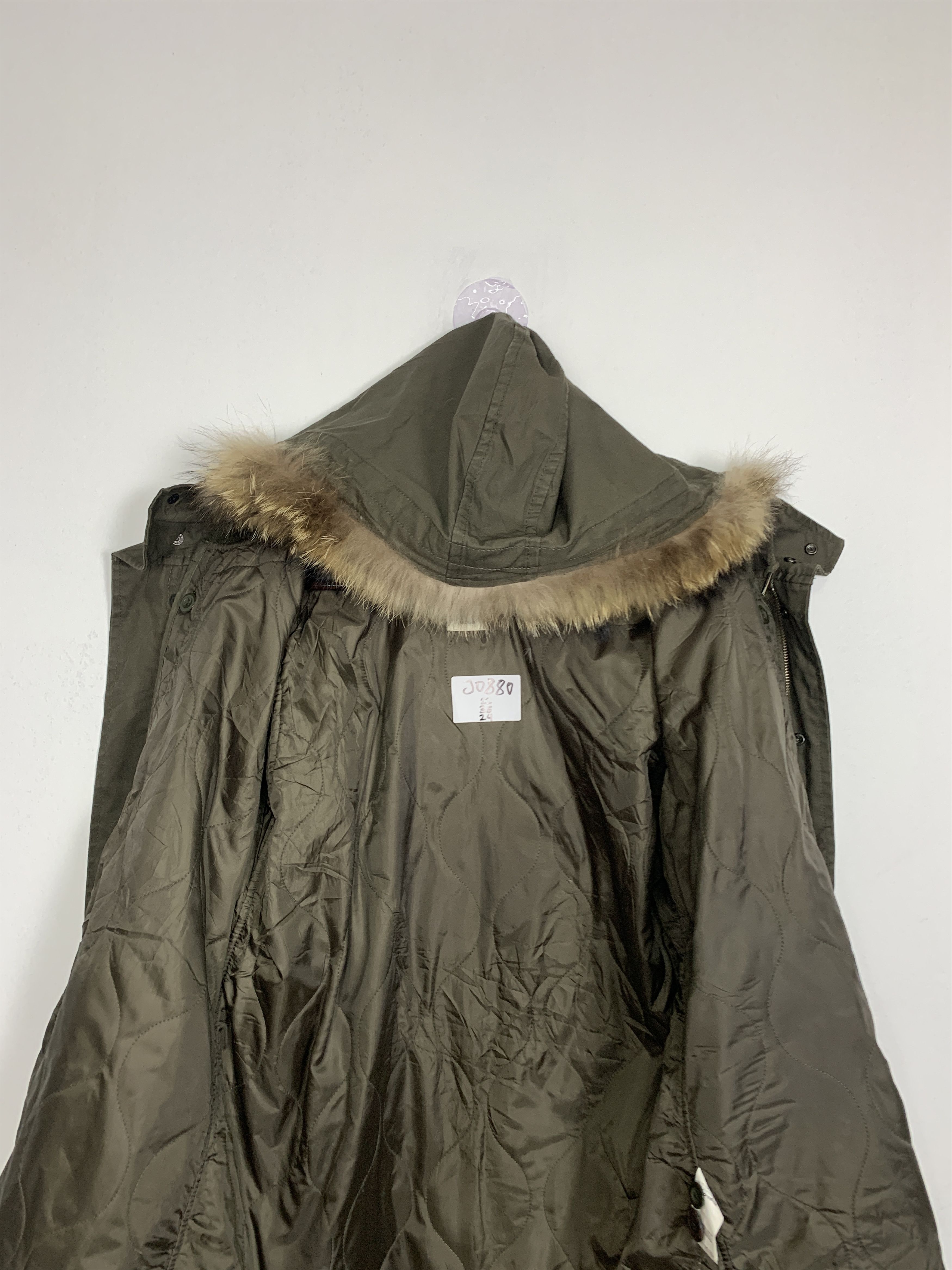Japanese Brand Vintage BACK NUMBER Military Two Layer Hoodie Parkas J0880 Size US S / EU 44-46 / 1 - 9 Thumbnail