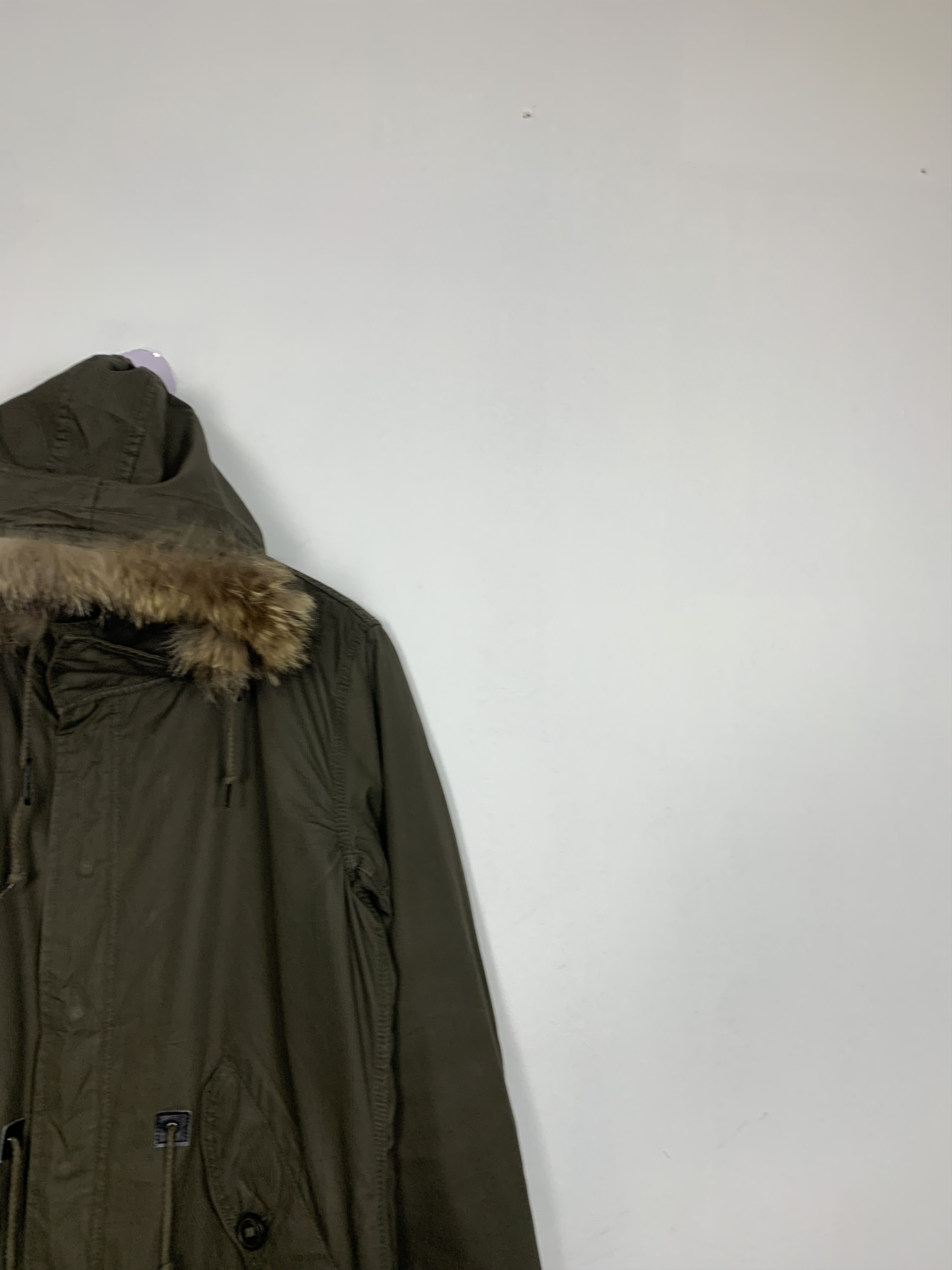 Japanese Brand Vintage BACK NUMBER Military Two Layer Hoodie Parkas J0880 Size US S / EU 44-46 / 1 - 3 Thumbnail