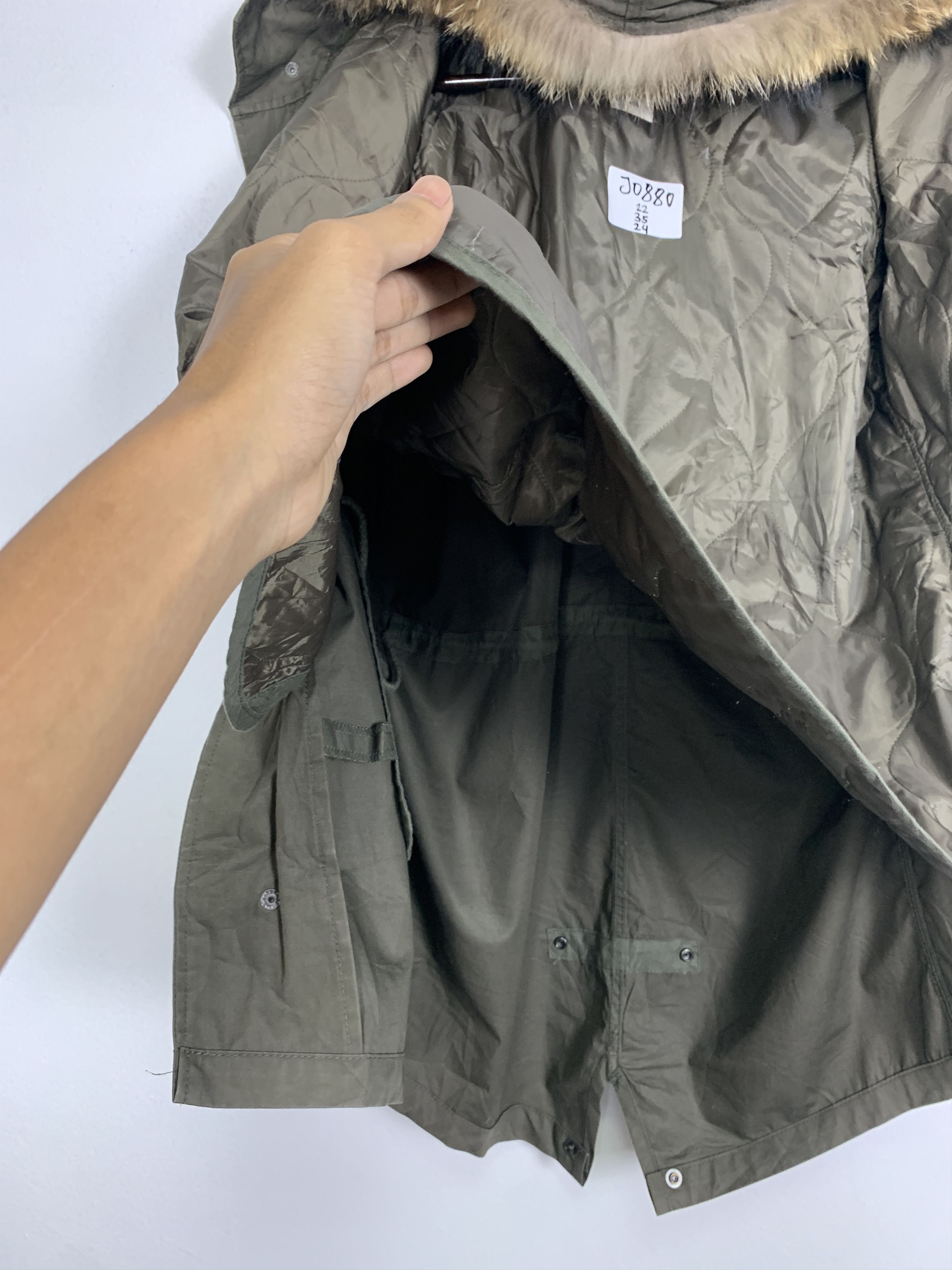 Japanese Brand Vintage BACK NUMBER Military Two Layer Hoodie Parkas J0880 Size US S / EU 44-46 / 1 - 10 Thumbnail