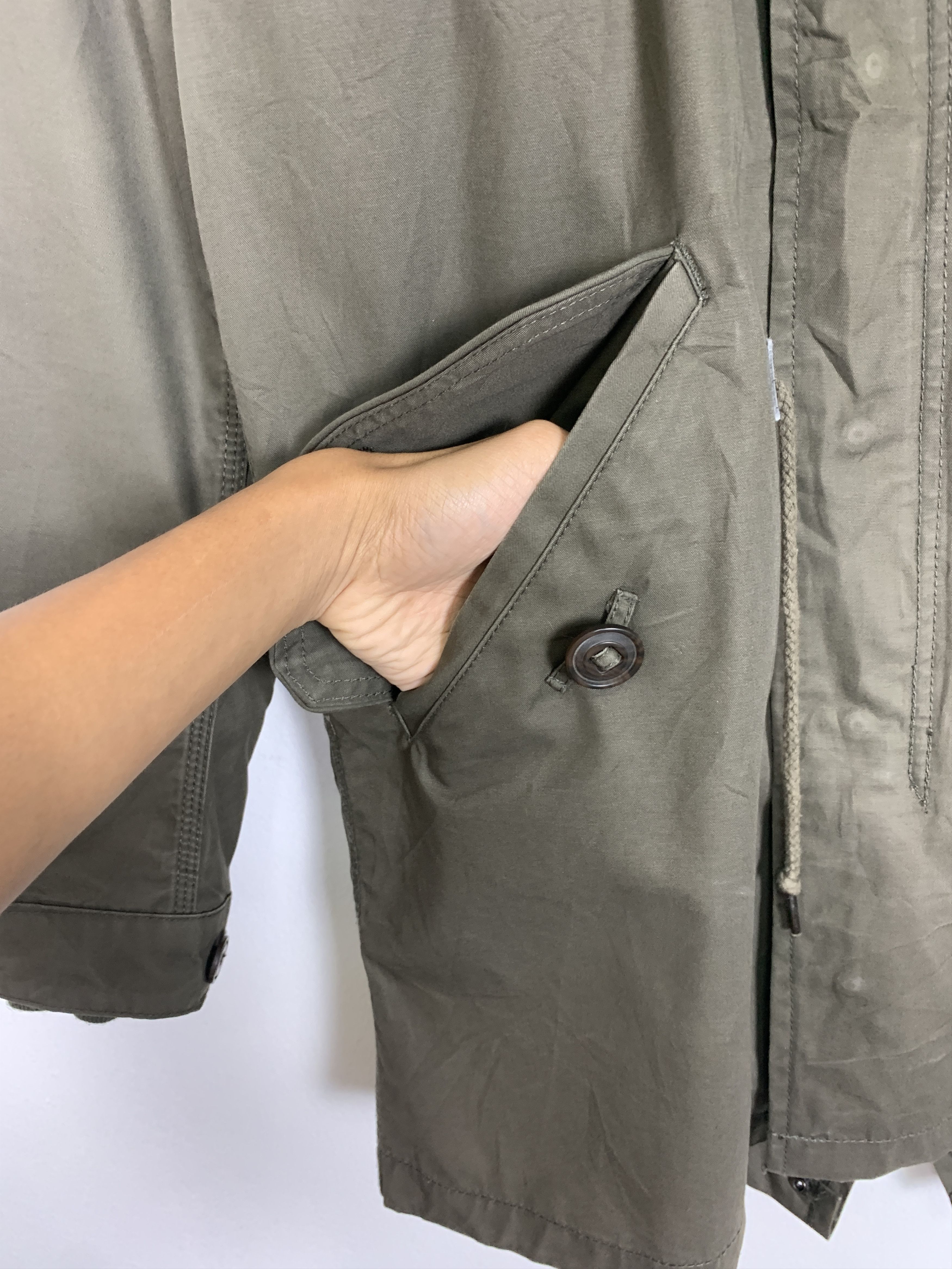 Japanese Brand Vintage BACK NUMBER Military Two Layer Hoodie Parkas J0880 Size US S / EU 44-46 / 1 - 7 Thumbnail