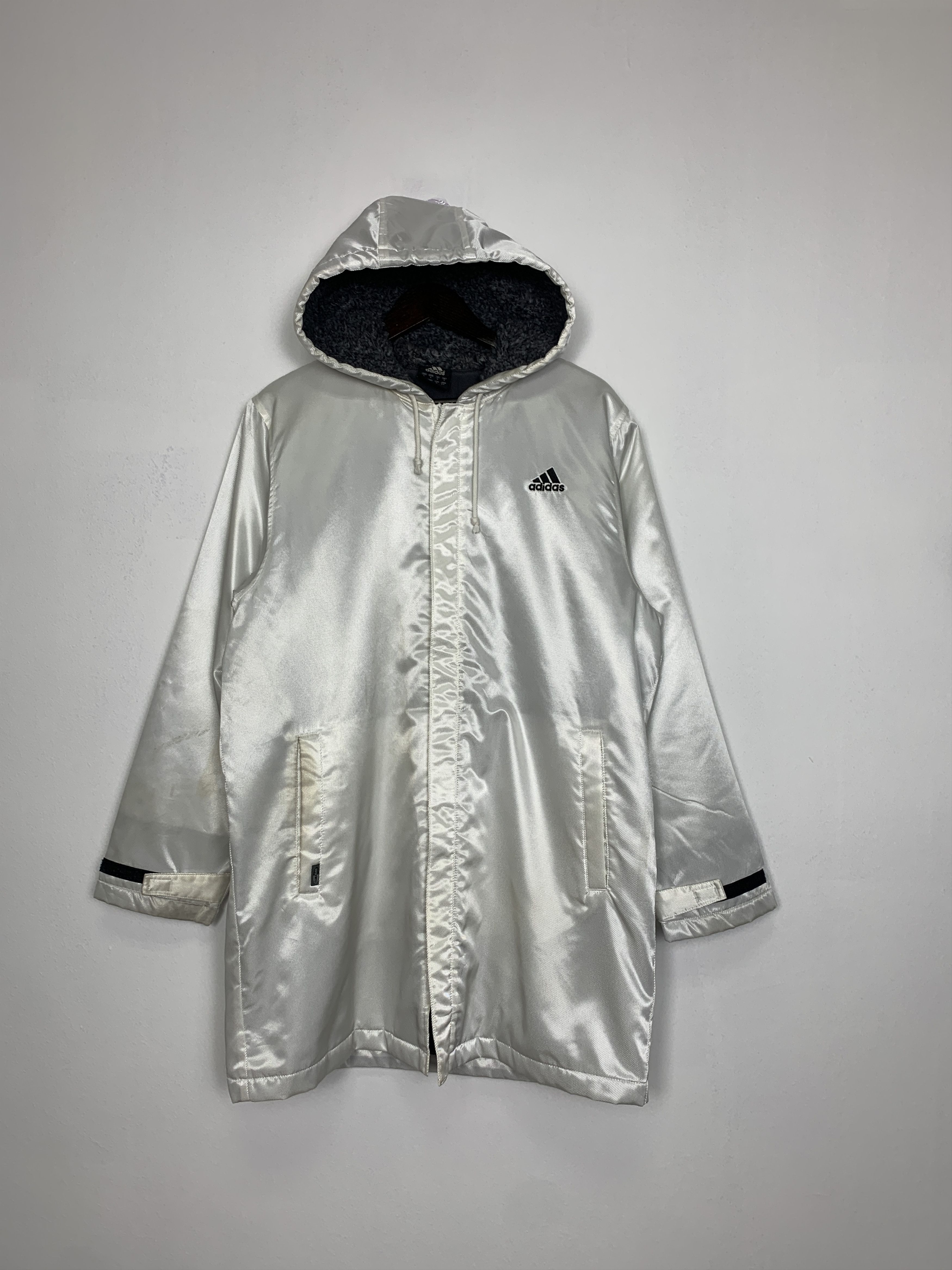 Adidas Vintage ADIDAS Jackets Fleece Hoodie Jacket J0791 Size US S / EU 44-46 / 1 - 1 Thumbnail