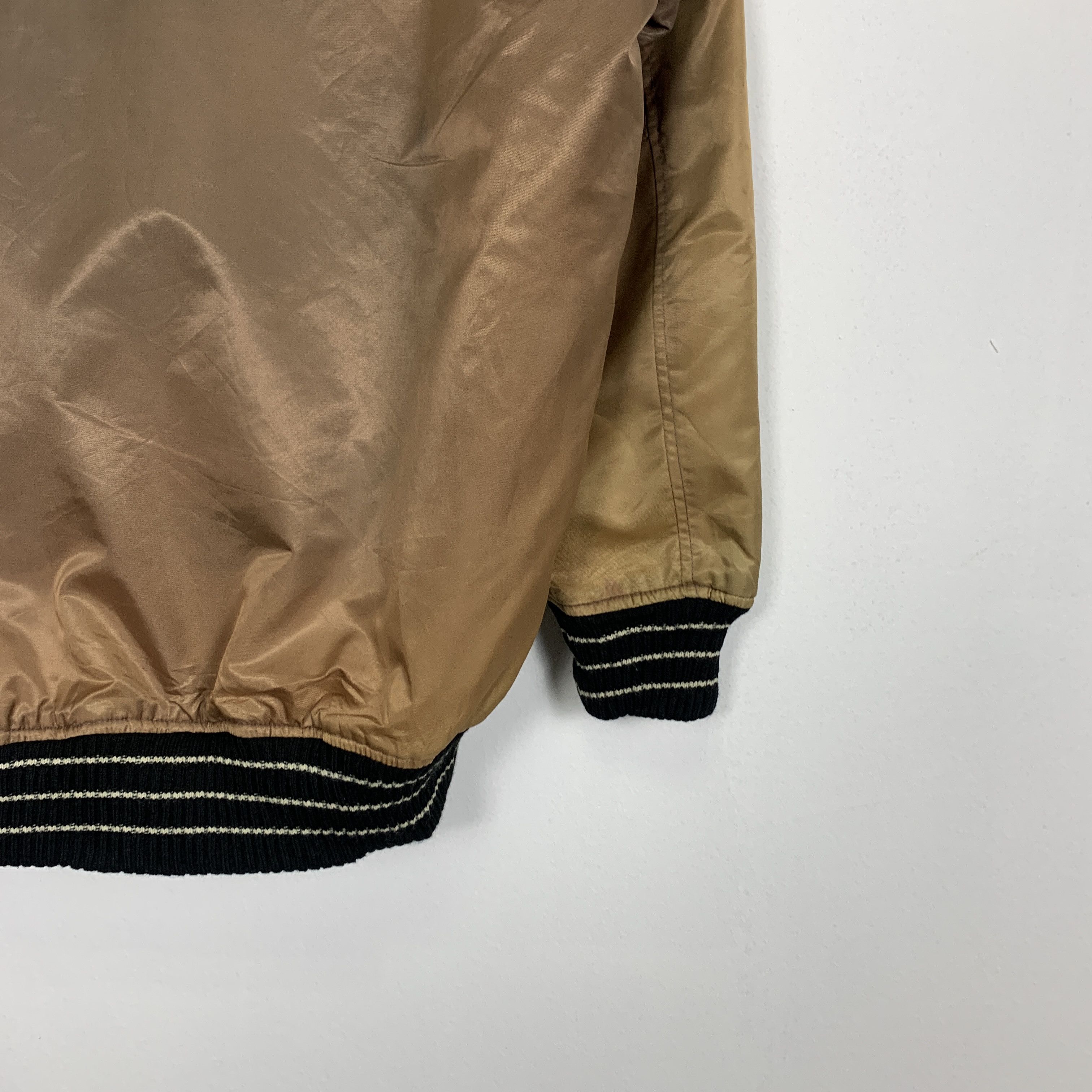 Japanese Brand × Vintage Vintage NYLAUS CREW Button up Bombers Jacket Size US M / EU 48-50 / 2 - 7 Thumbnail