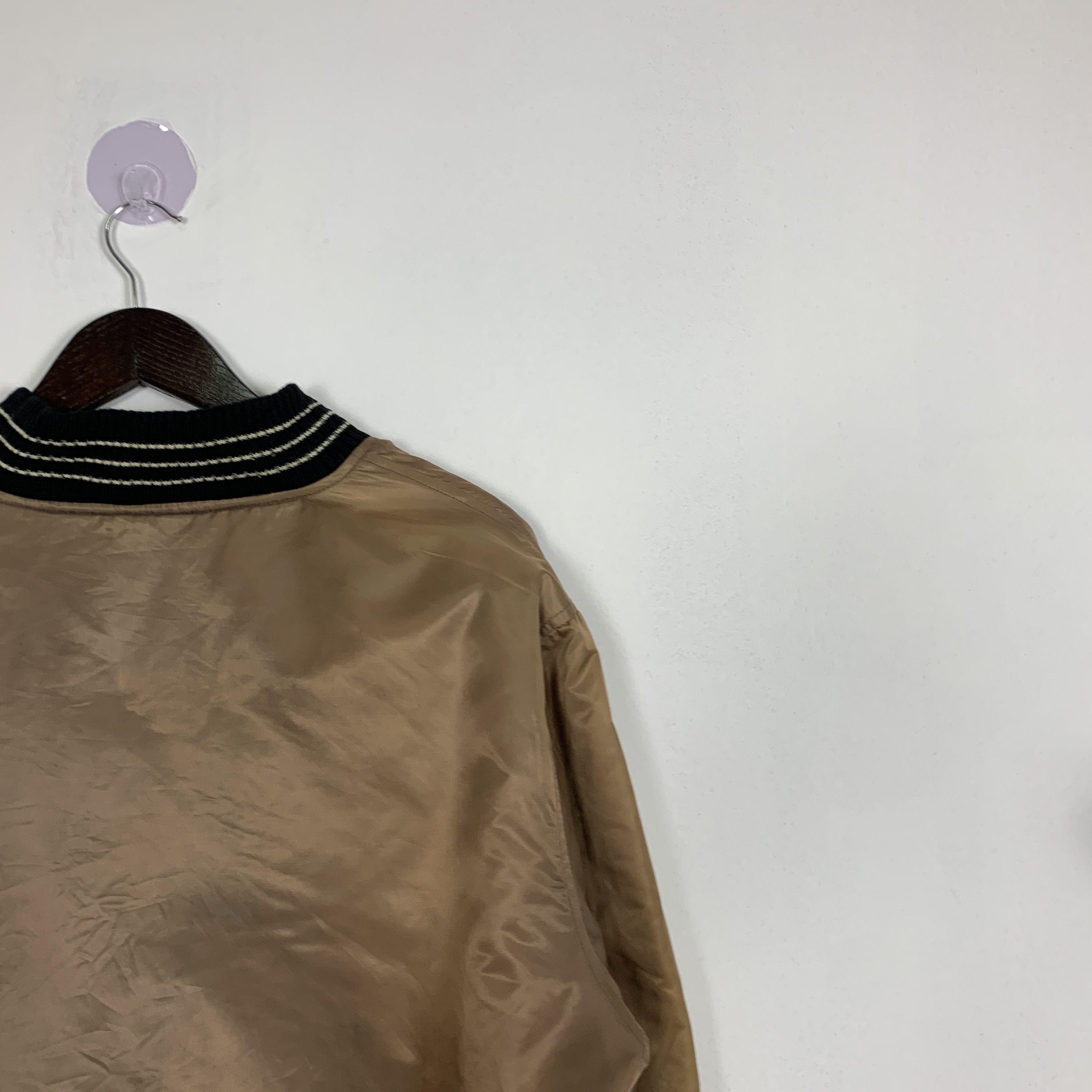 Japanese Brand × Vintage Vintage NYLAUS CREW Button up Bombers Jacket Size US M / EU 48-50 / 2 - 13 Thumbnail