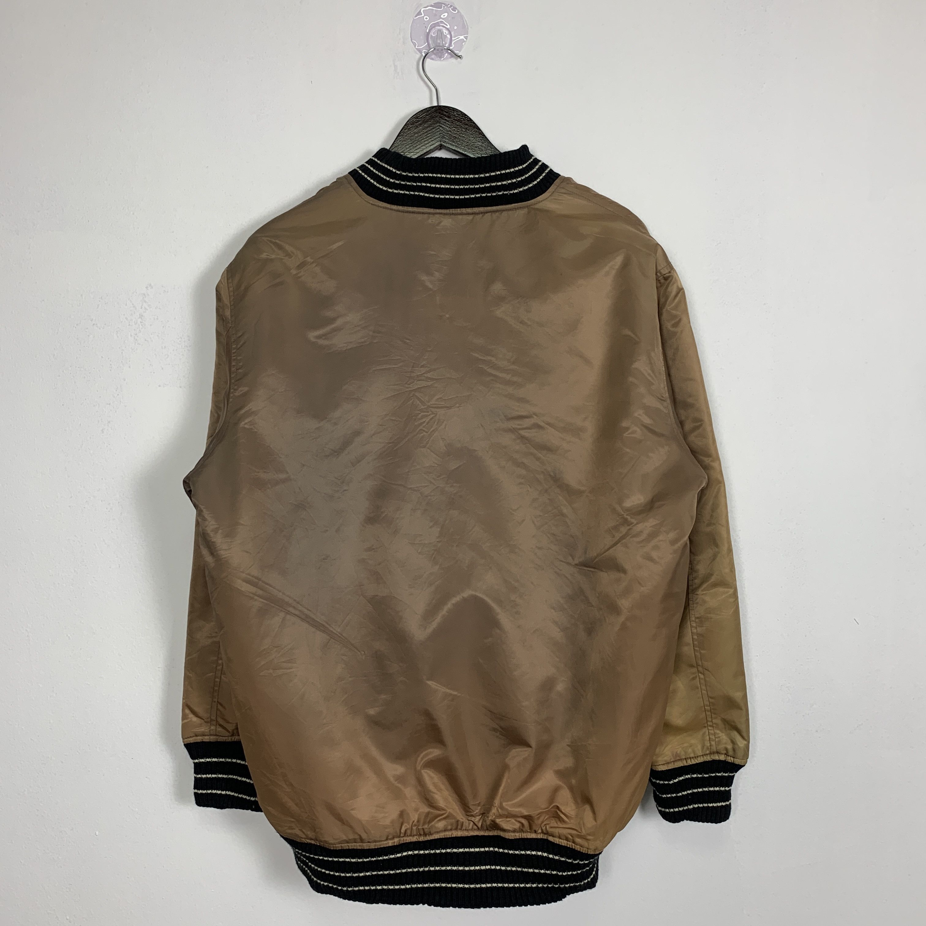 Japanese Brand × Vintage Vintage NYLAUS CREW Button up Bombers Jacket Size US M / EU 48-50 / 2 - 11 Thumbnail