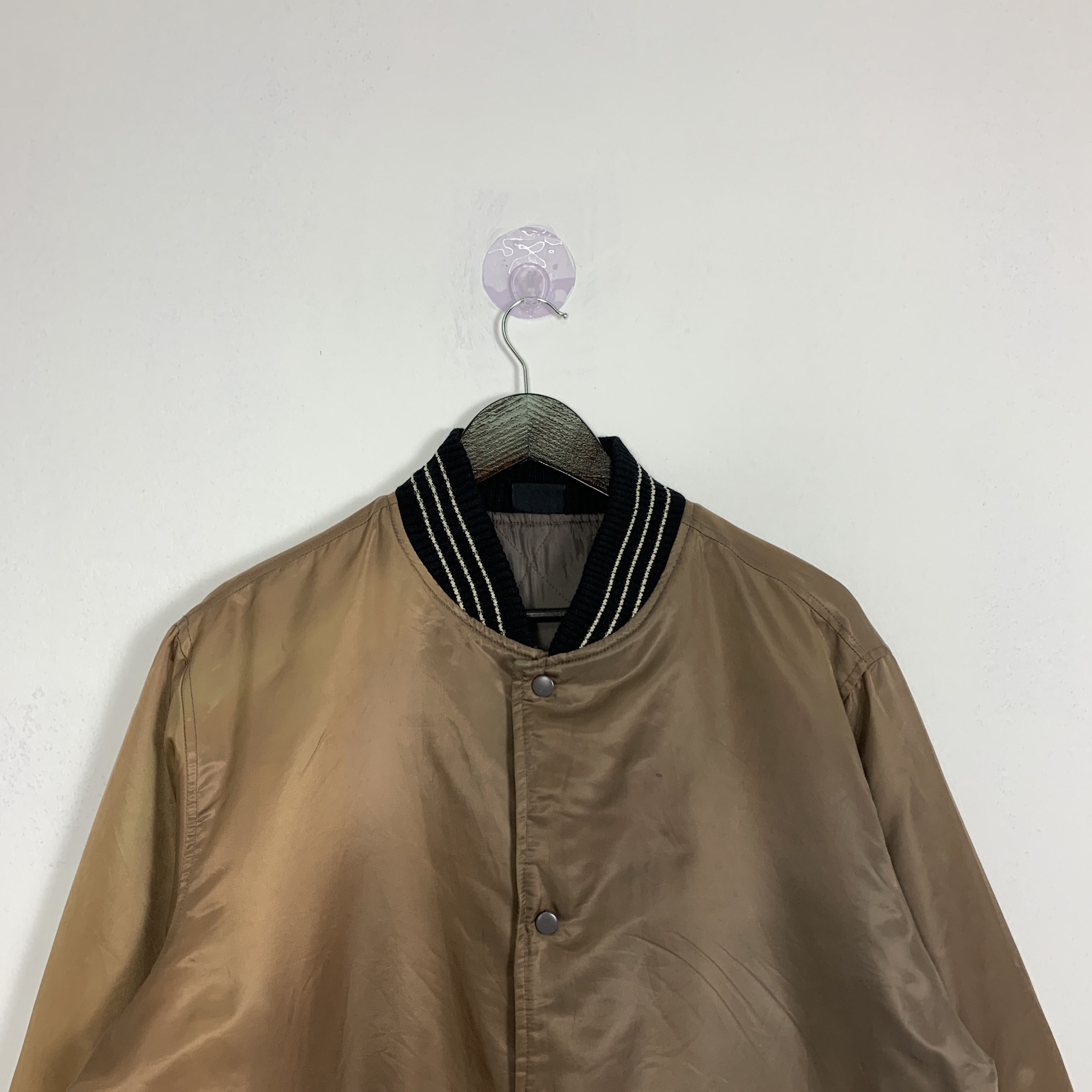 Japanese Brand × Vintage Vintage NYLAUS CREW Button up Bombers Jacket Size US M / EU 48-50 / 2 - 2 Thumbnail