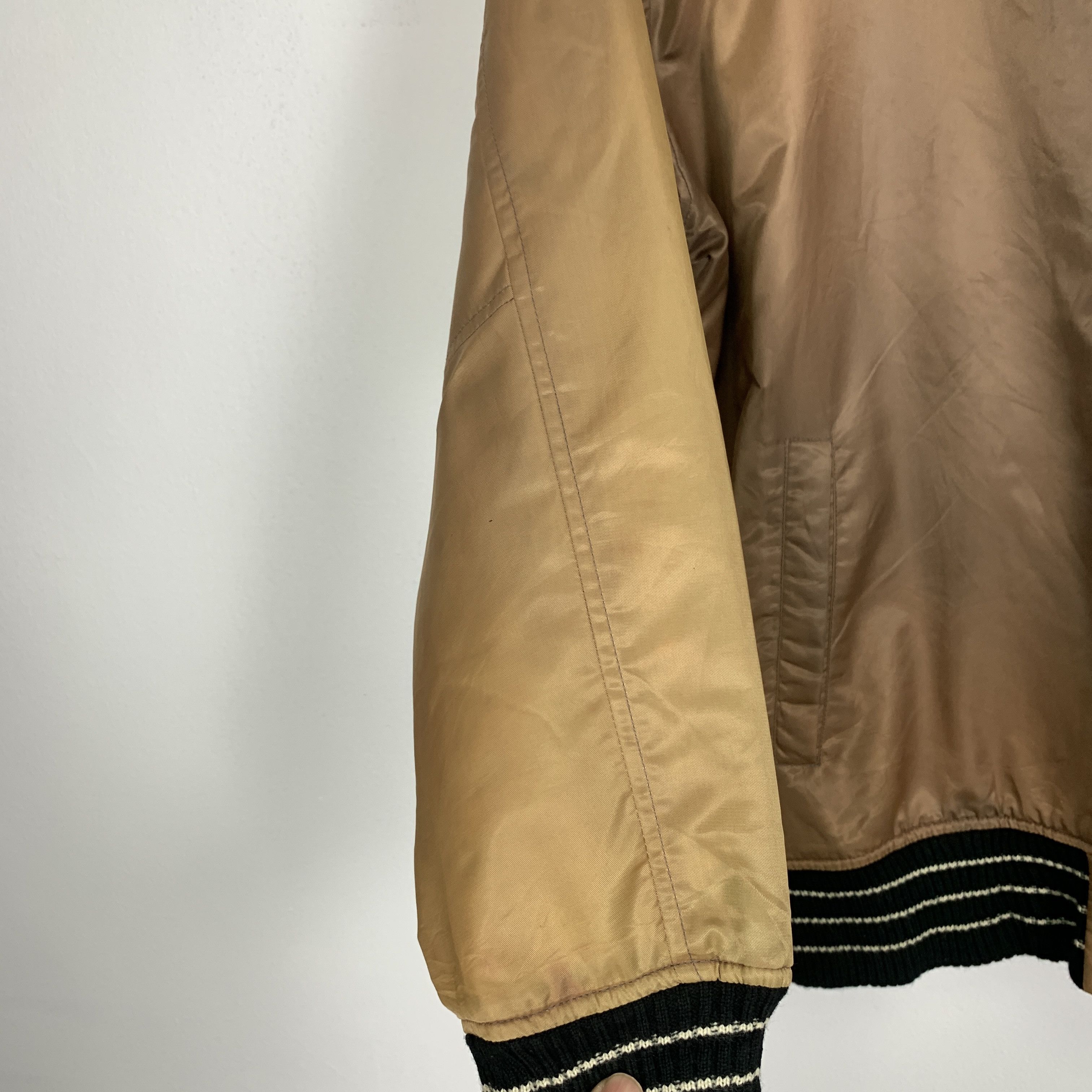 Japanese Brand × Vintage Vintage NYLAUS CREW Button up Bombers Jacket Size US M / EU 48-50 / 2 - 8 Thumbnail