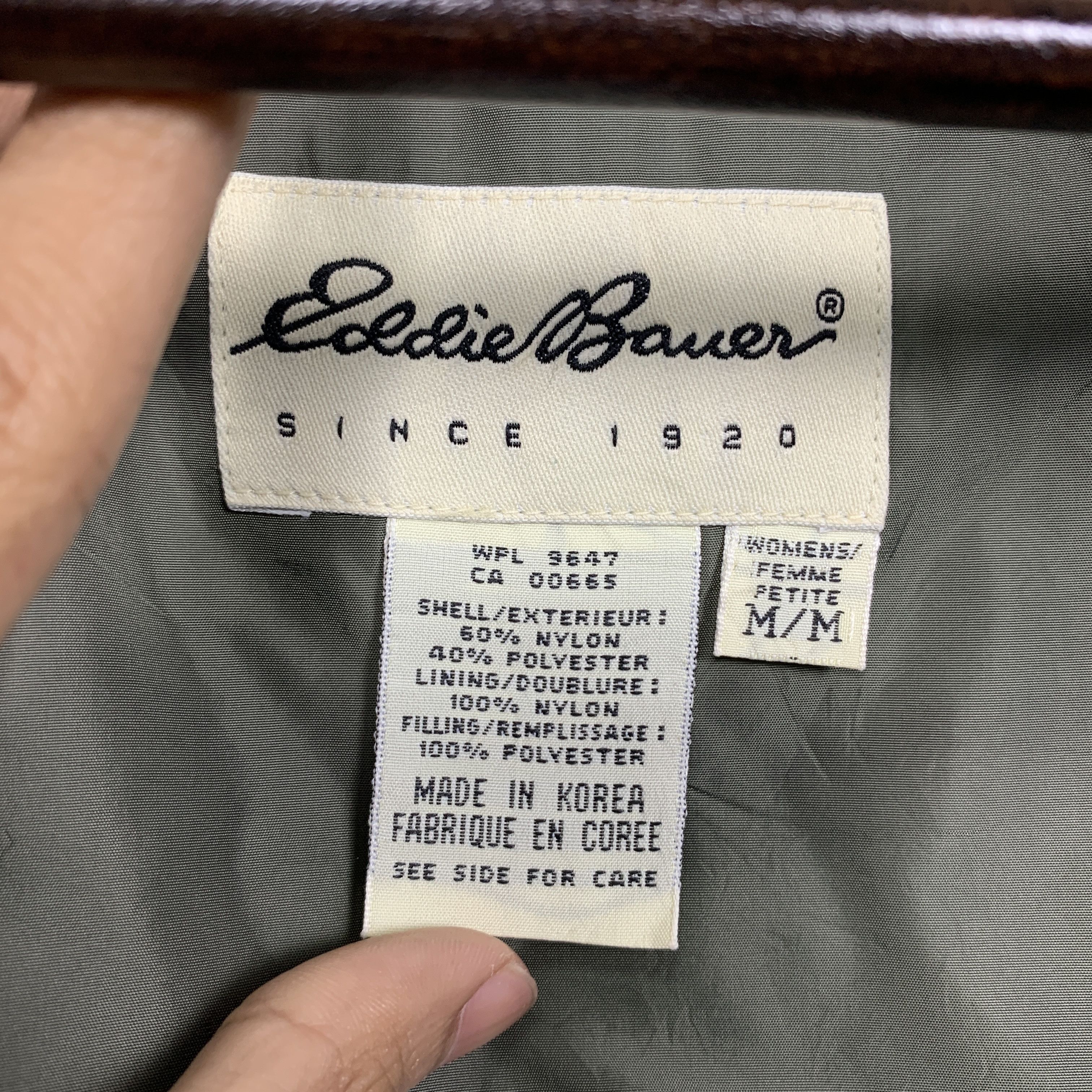 Eddie Bauer Vintage EDDIE BAUER Quilted Zip Up Jacket J0825 Size US S / EU 44-46 / 1 - 15 Thumbnail