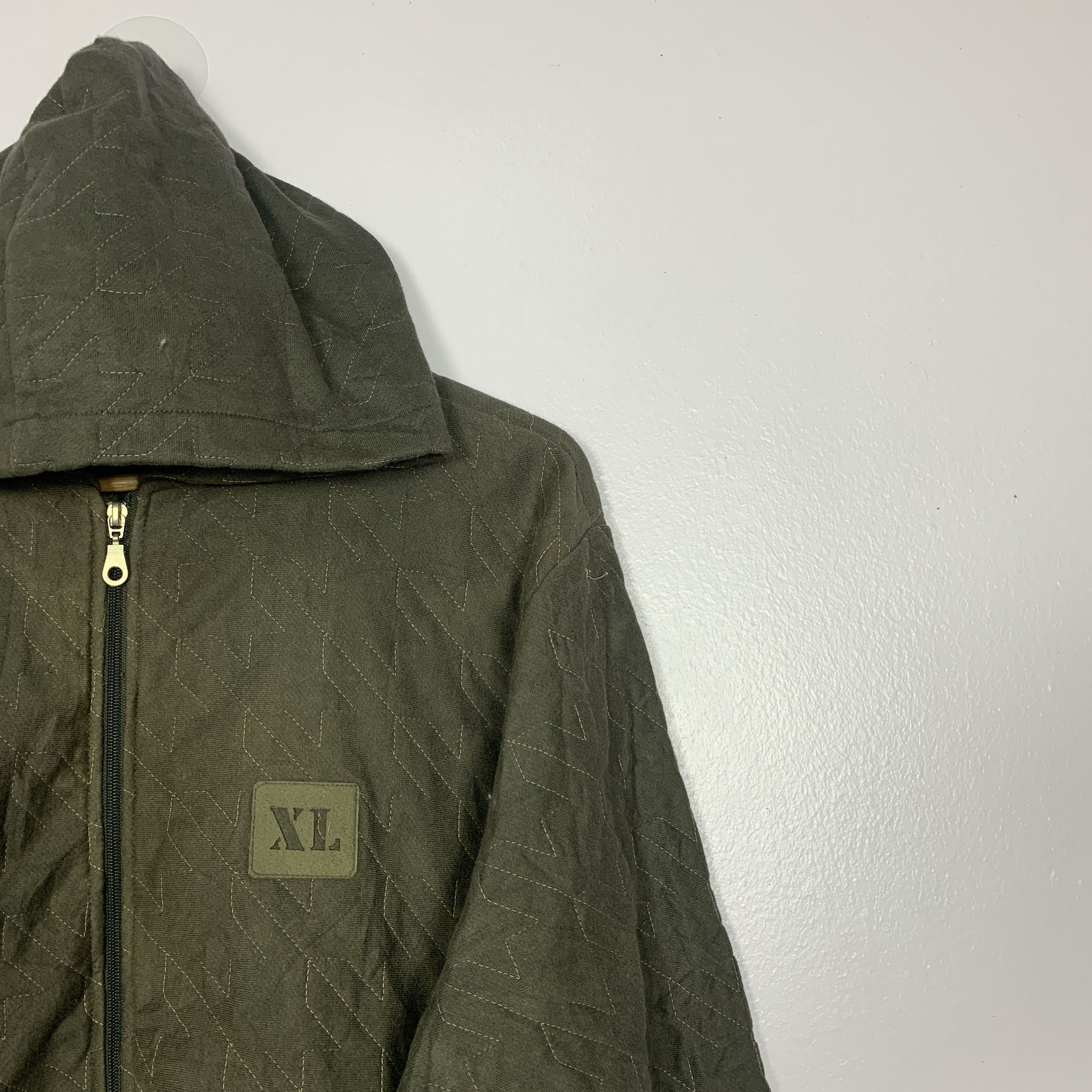 Xlarge Vintage XLARGE Pattern Zip Up Hoodie Jacket J0258 Size US L / EU 52-54 / 3 - 3 Thumbnail