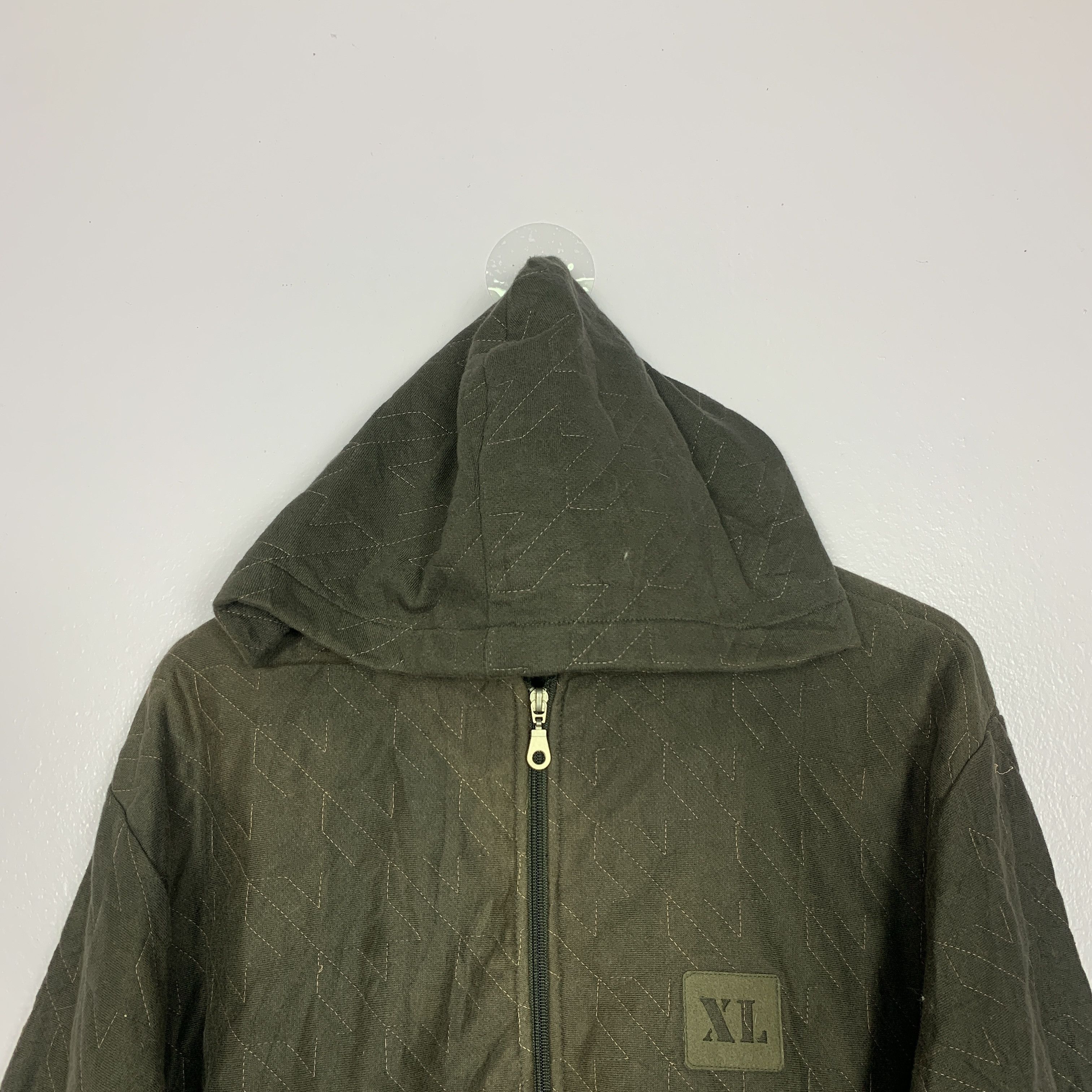 Xlarge Vintage XLARGE Pattern Zip Up Hoodie Jacket J0258 Size US L / EU 52-54 / 3 - 2 Thumbnail