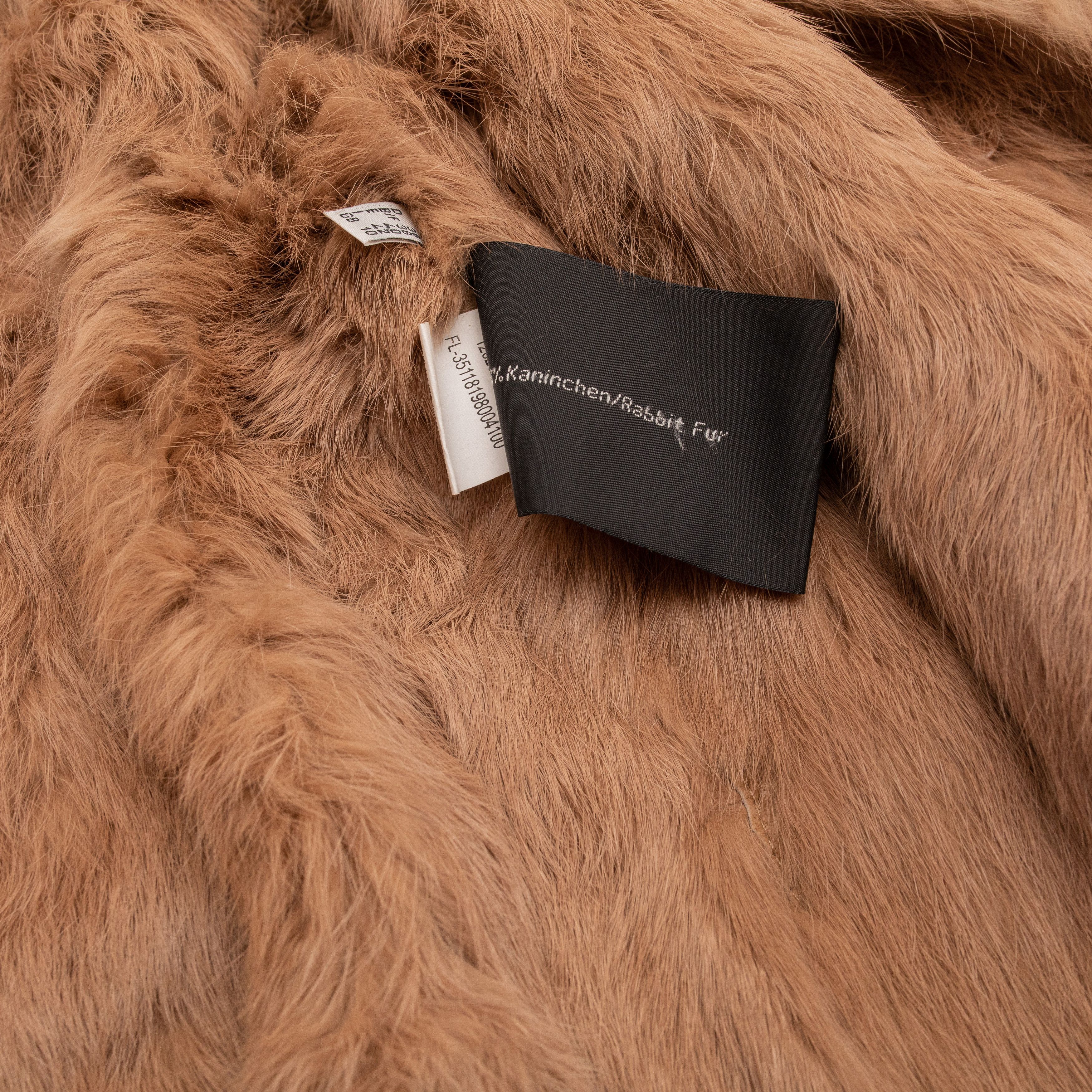 Transit TRANSIT PAR SUCH Rabbit Fur Jacket Size XS / US 0-2 / IT 36-38 - 9 Thumbnail