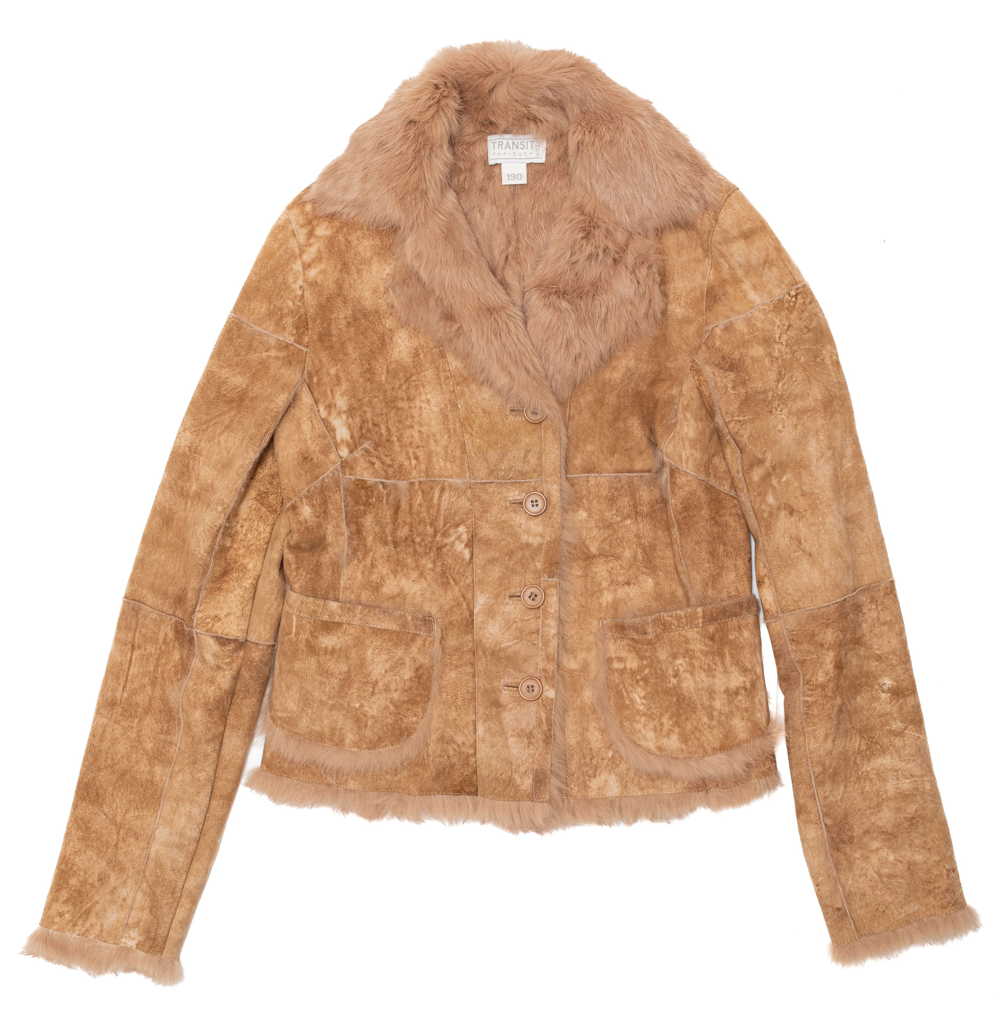 Transit TRANSIT PAR SUCH Rabbit Fur Jacket Size XS / US 0-2 / IT 36-38 - 1 Thumbnail