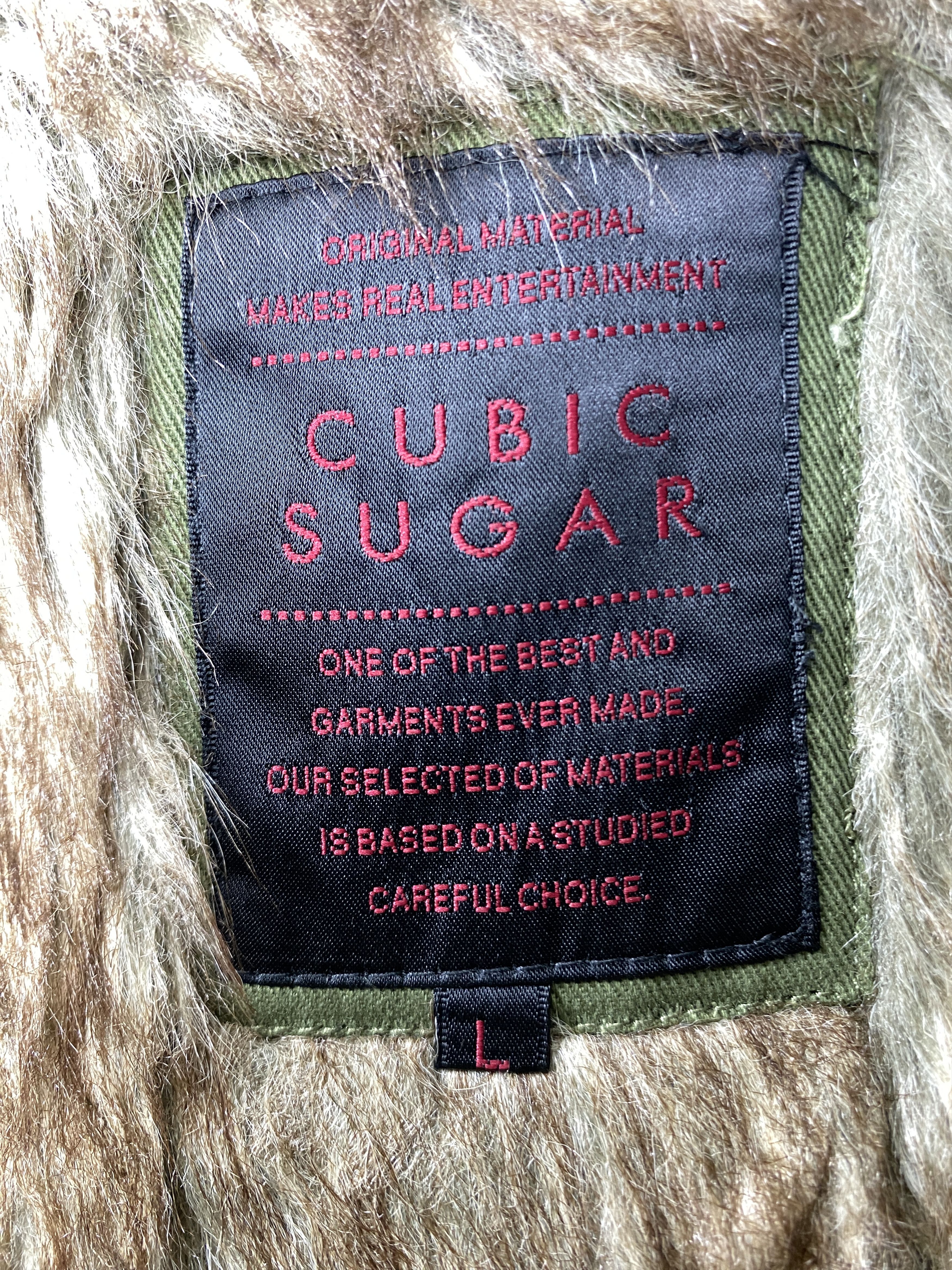 Japanese Brand Vintage Cubic Sugar Sherpa Lining Jacket J1160 Size US S / EU 44-46 / 1 - 12 Thumbnail