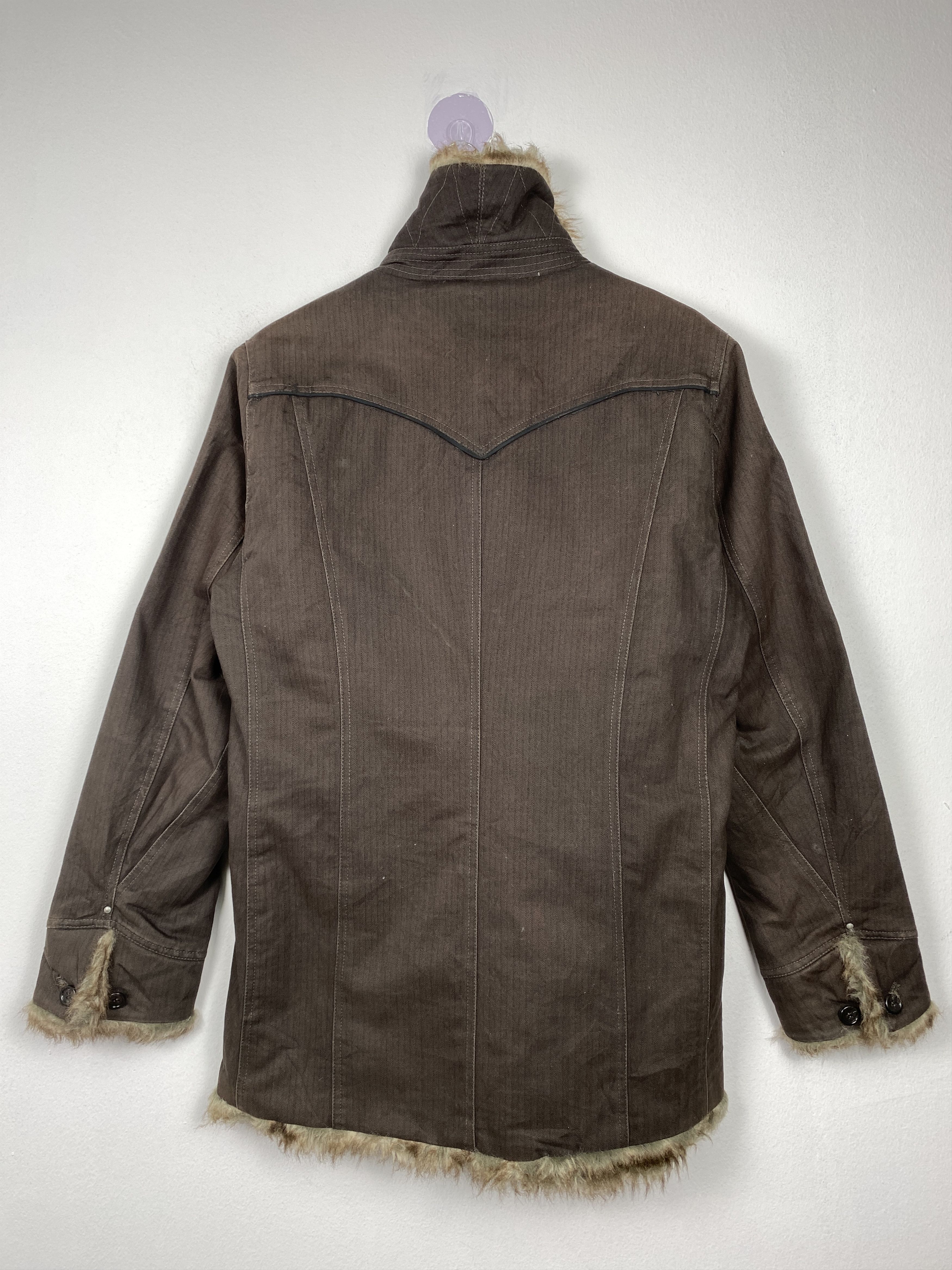 Japanese Brand Vintage Cubic Sugar Sherpa Lining Jacket J1160 Size US S / EU 44-46 / 1 - 8 Thumbnail