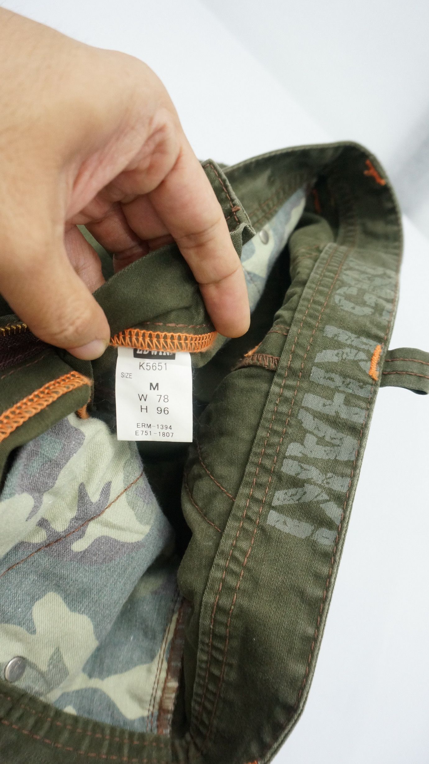Edwin 🔥EDWIN 505 Slim Cargo Pants 3D Pocket Size US 30 / EU 46 - 17 Thumbnail