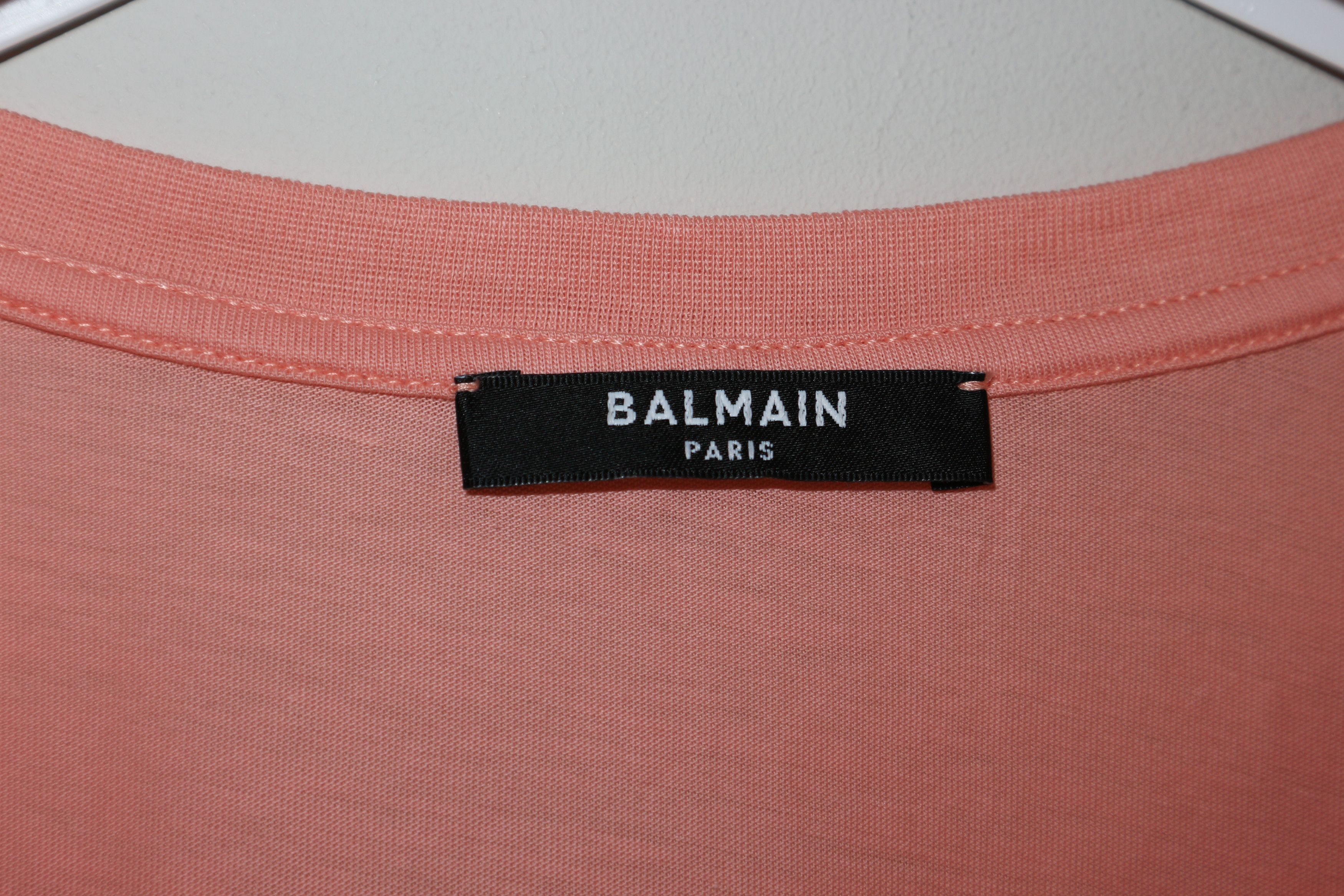 Balmain Flock print tshirt Size XXS / US 00 / IT 34 - 8 Thumbnail