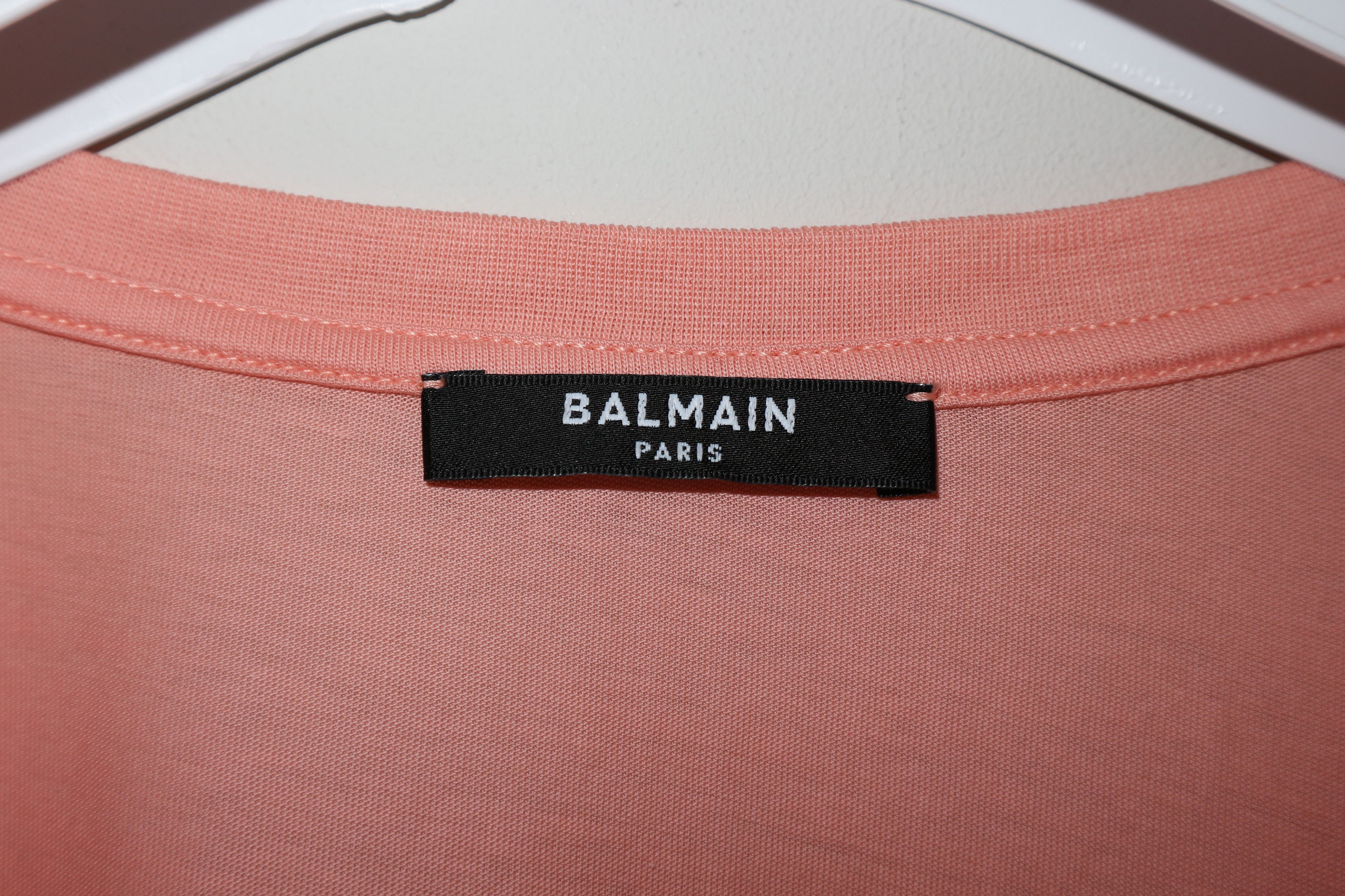 Balmain Flock print tshirt Size XXS / US 00 / IT 34 - 3 Thumbnail