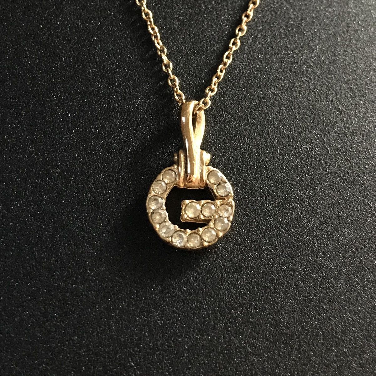 image of Givenchy Iced Out Necklace in Gold, Men's